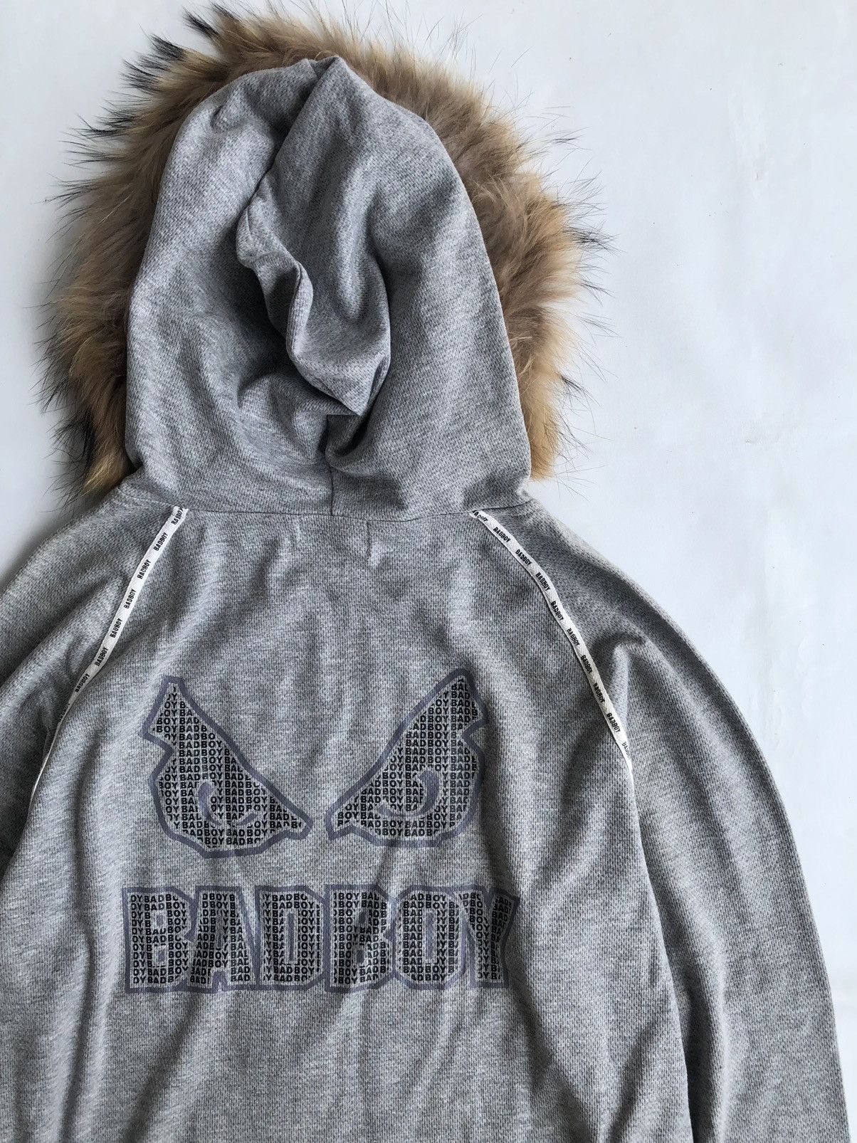 If Six Was Nine × Japanese Brand × Le Grande Bleu (L.G.B.) Bad Boy Zipper Fur Hoodie Poem ifsixwanine Style Size US L / EU 52-54 / 3 - 6 Thumbnail