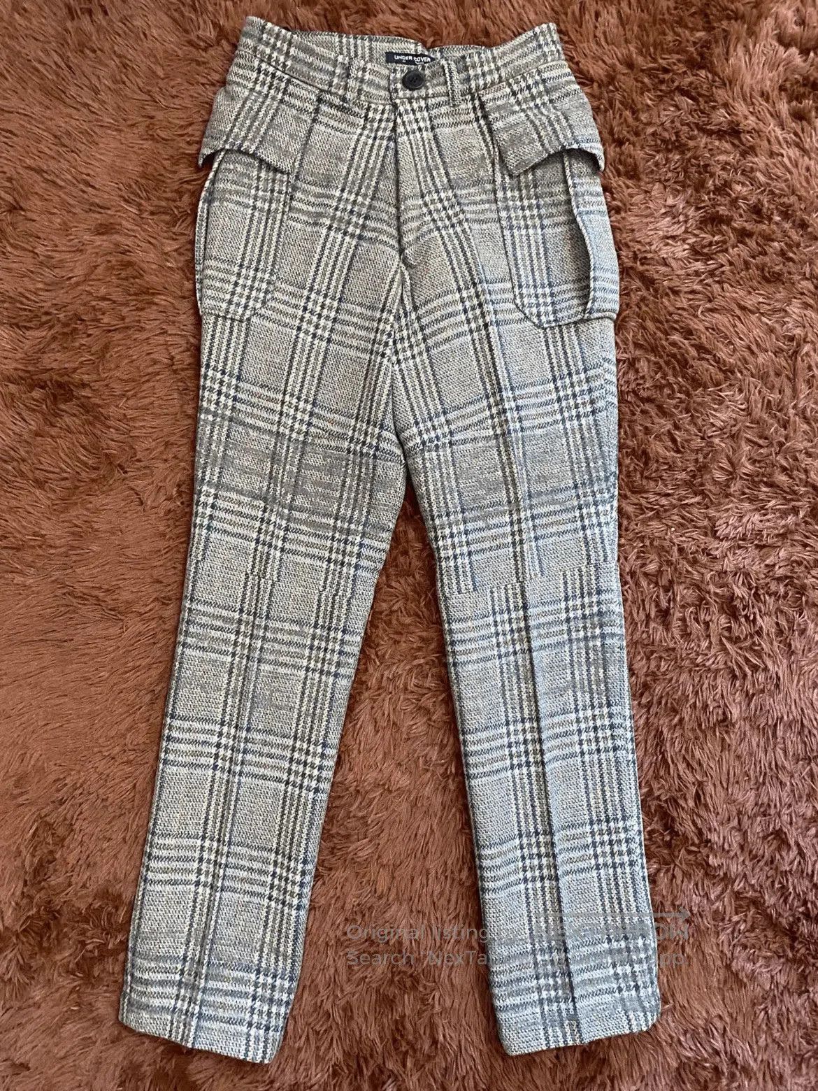Sz F Undercover 96AW WIRE Plaid Trouser.