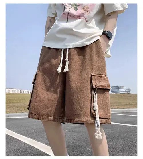 Japanese Brand Kizuki x Hiro Street Vintage Loose Fit Denim Shorts Size US 32 / EU 48 - 5 Thumbnail