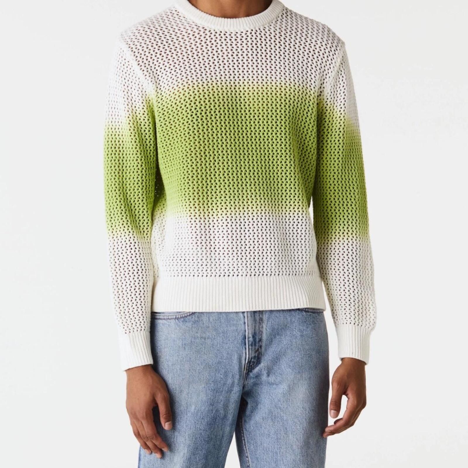 Stussy Stussy Pigment Dyed Loose Gauge Sweater, bright green Size US XL / EU 56 / 4 - 1 Thumbnail