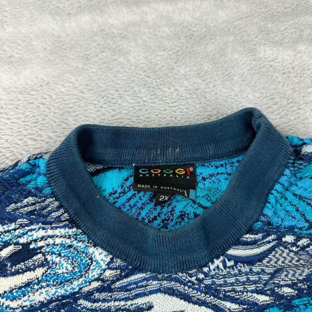 Coogi Coogi Australia Blue River Sweater Men's Size 2XL Size US XXL / EU 58 / 5 - 3 Thumbnail