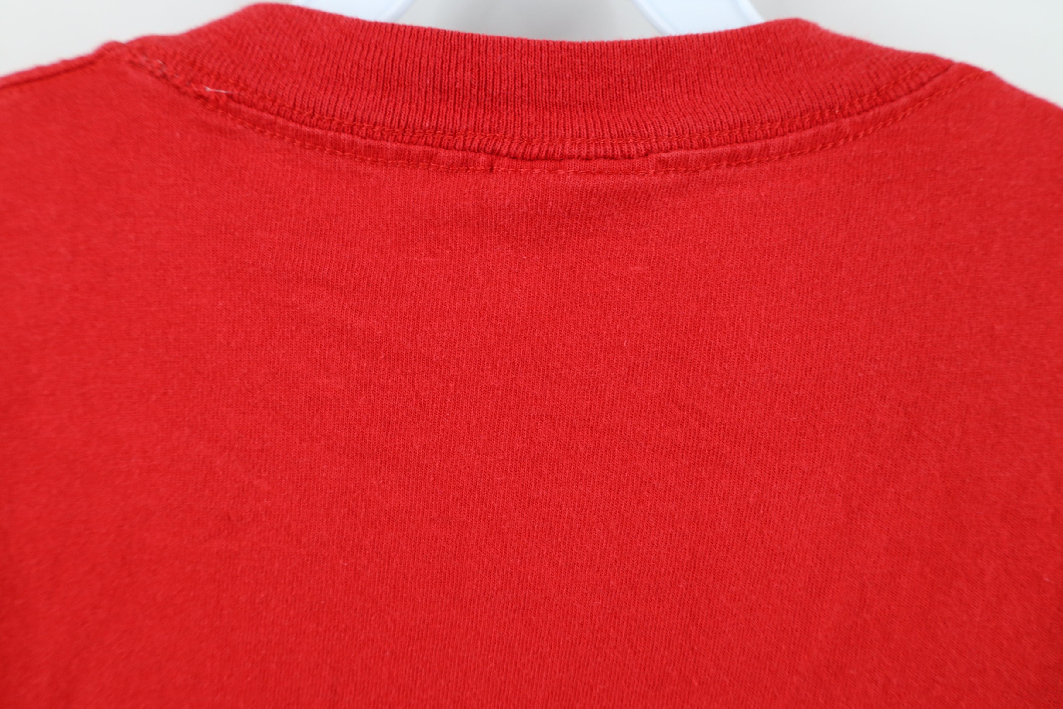 Vintage Vintage 90s Christmas Happy Santa Sports Car T-Shirt Red Size US XL / EU 56 / 4 - 11 Thumbnail