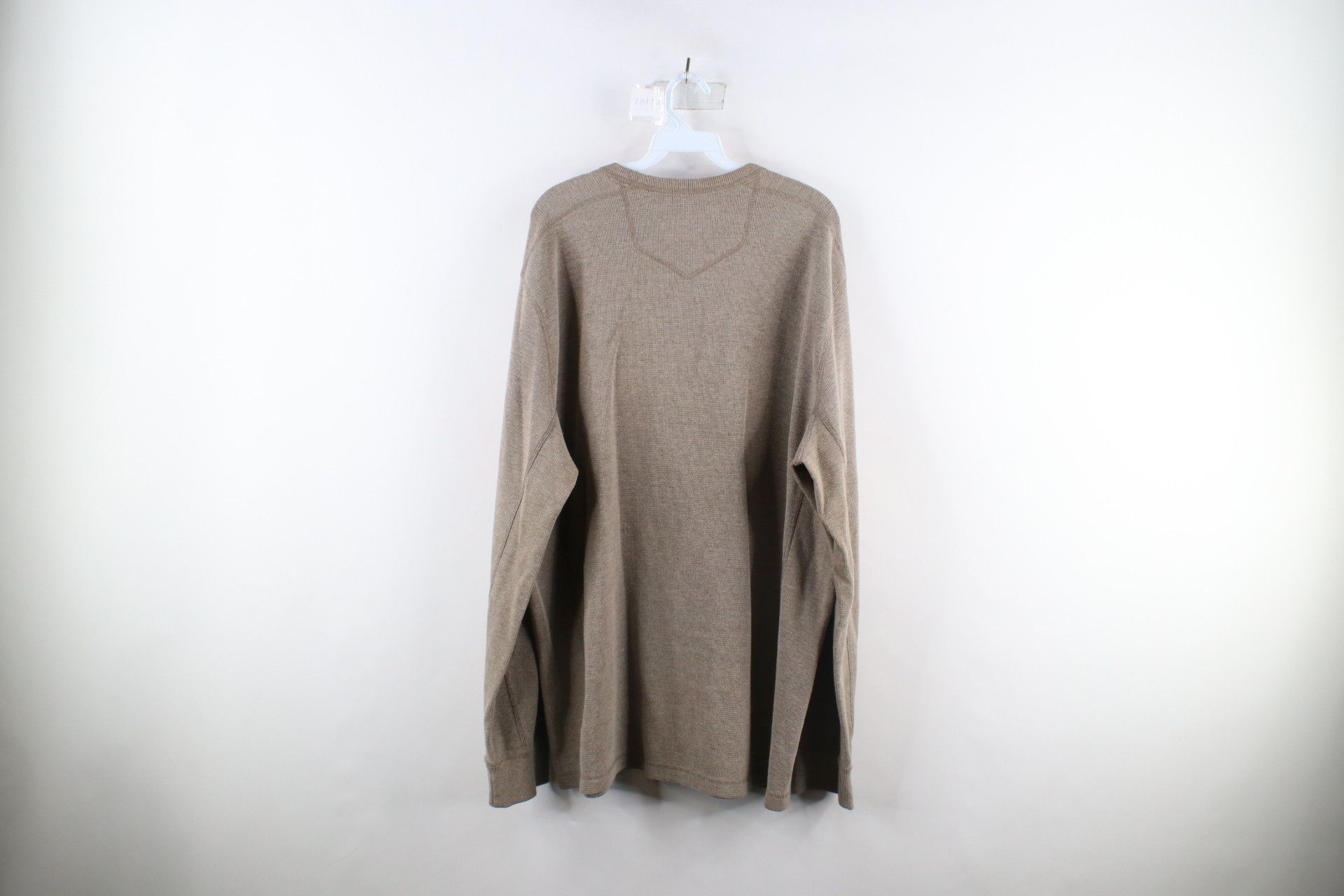Eddie Bauer Vintage Eddie Bauer Heavyweight Thermal Waffle Knit T-Shirt Size US XL / EU 56 / 4 - 6 Thumbnail