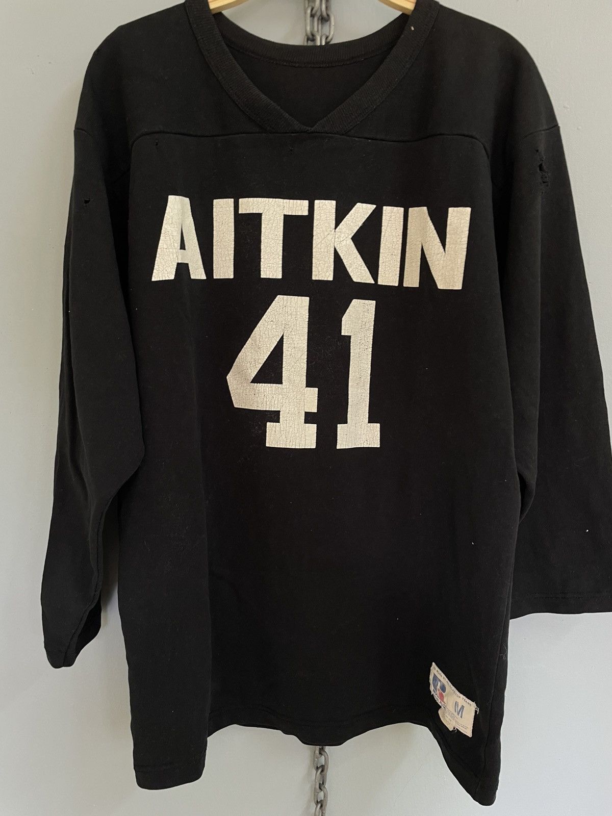 Russell Athletic × Vintage Vintage Aitkin 41 Russell Athletic raglan jersey distressed Size US M / EU 48-50 / 2 - 3 Thumbnail