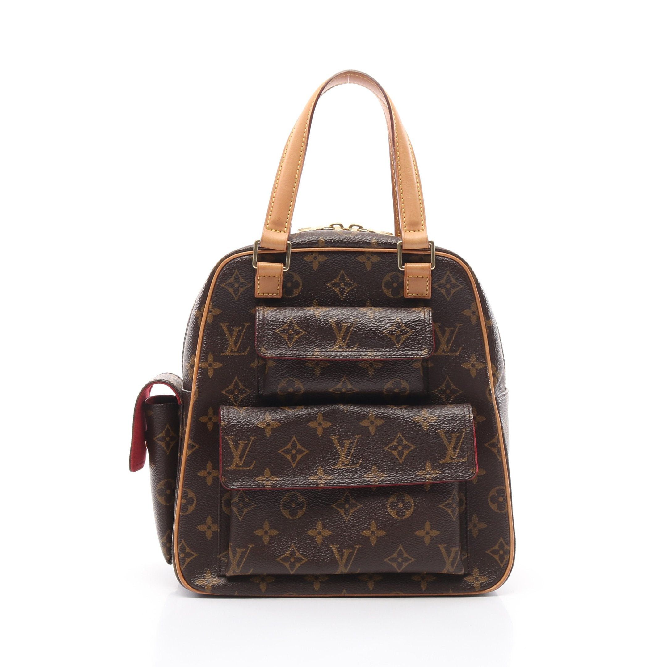 Louis Vuitton Louis Vuitton Exantricite Monogram Handbag Leather Brown Size ONE SIZE - 1 Thumbnail