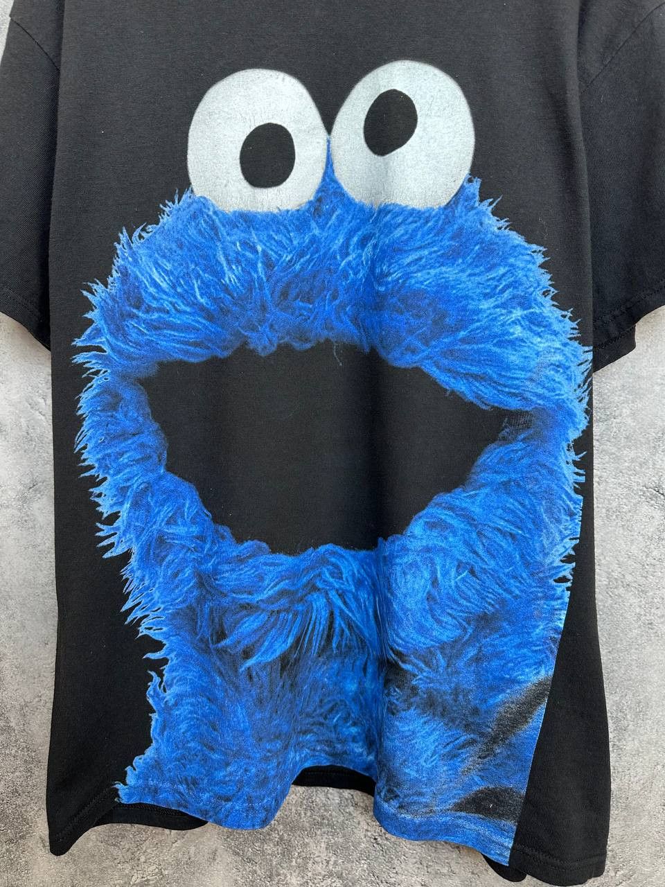 Vintage Sesame Street T-Shirt All Over Print Cookie Vintage 2012 Size US XL / EU 56 / 4 - 7 Thumbnail
