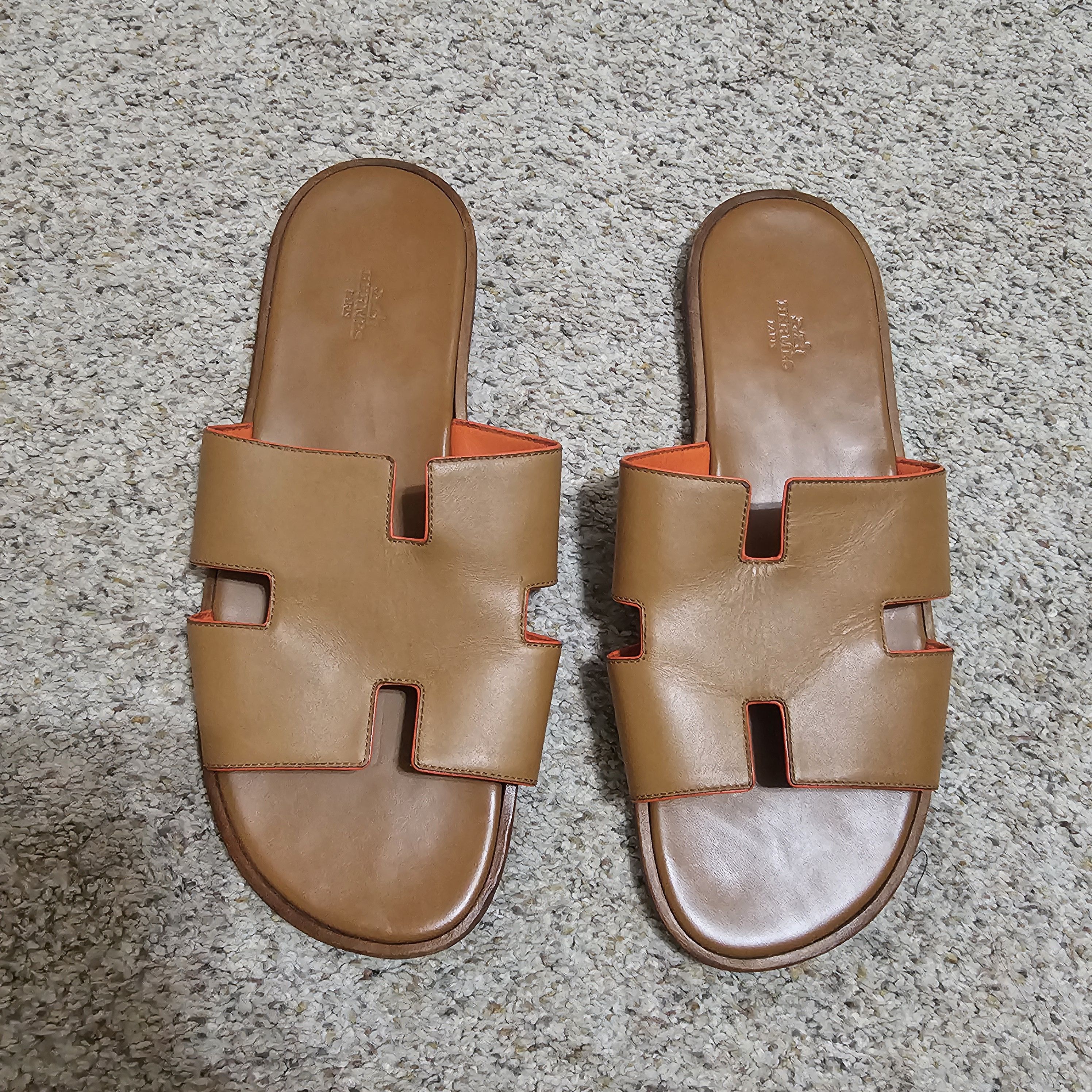 Hermes Two Tone  H Logo Izmir Authentic Hermes Sandal Size 42 Hermès Izmir Denim H-Sandals Size 42 EU main image 2