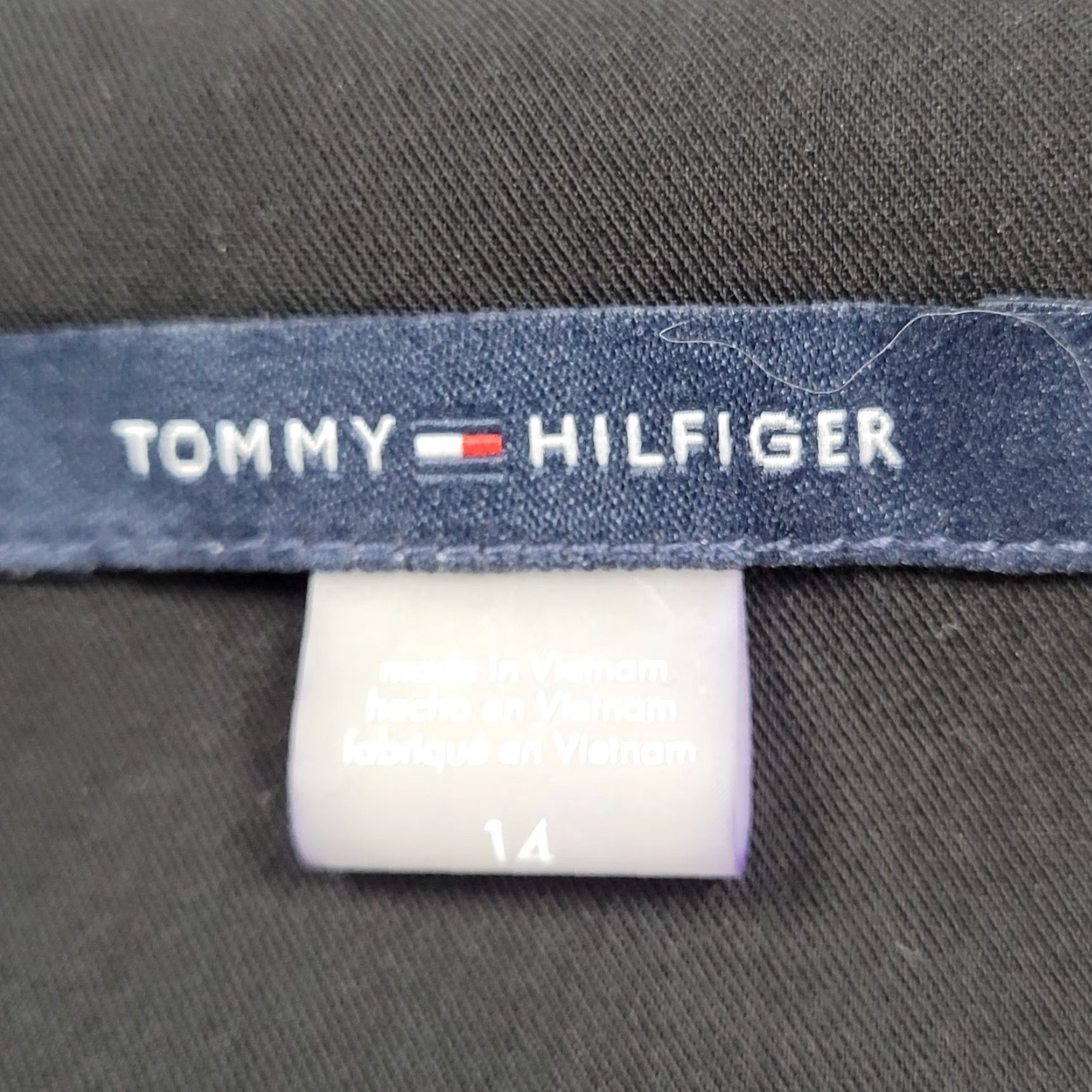 Tommy Hilfiger Tommy Hilfiger Black Stretch 1 Button Vented Peak Blazer Suit Jacket 14 Womens Size XL / US 12-14 / IT 48-50 - 3 Thumbnail