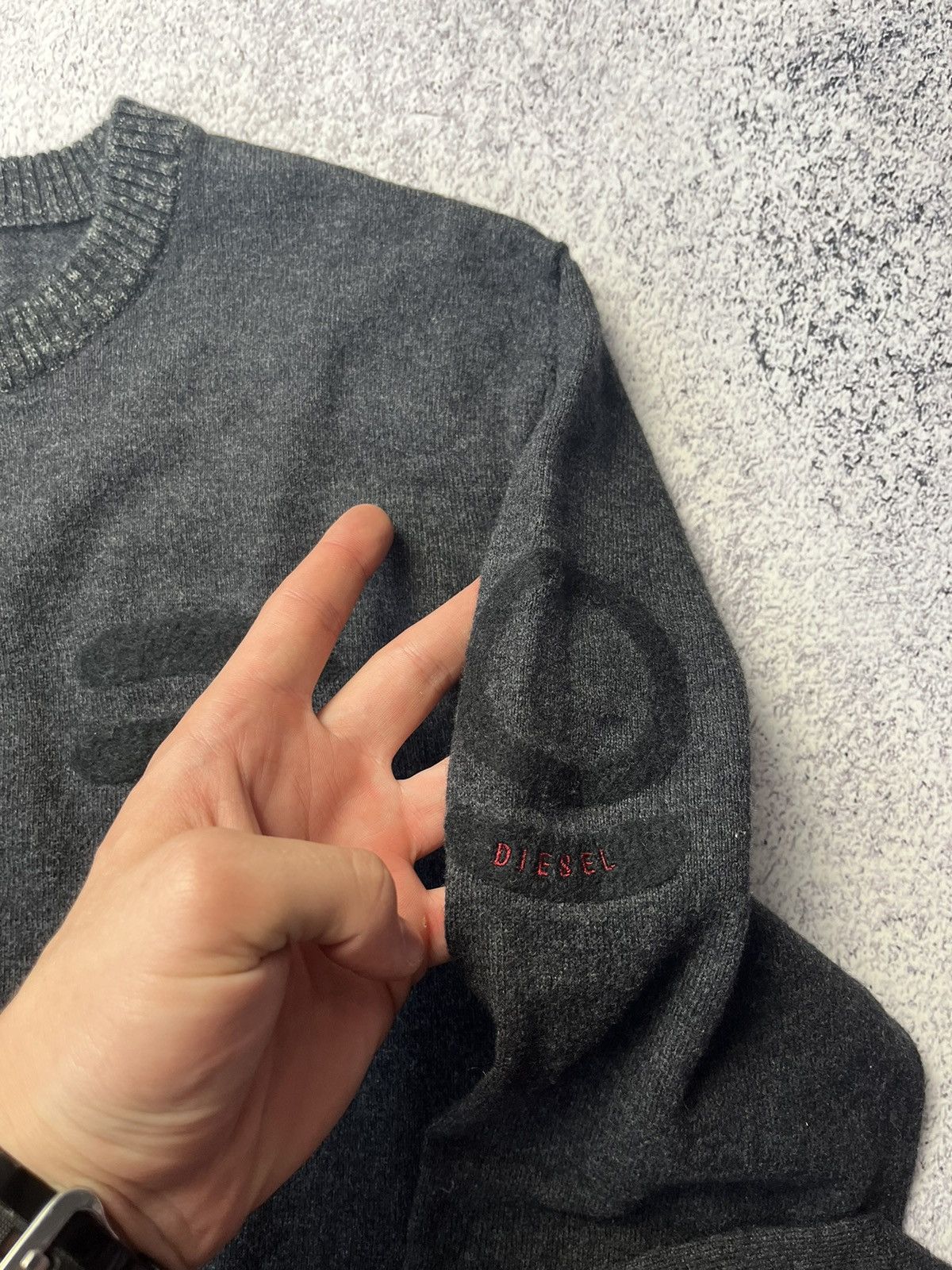 Diesel Vintage 90s Diesel Sweater Knitwear Logo rare Size US XL / EU 56 / 4 - 10 Thumbnail