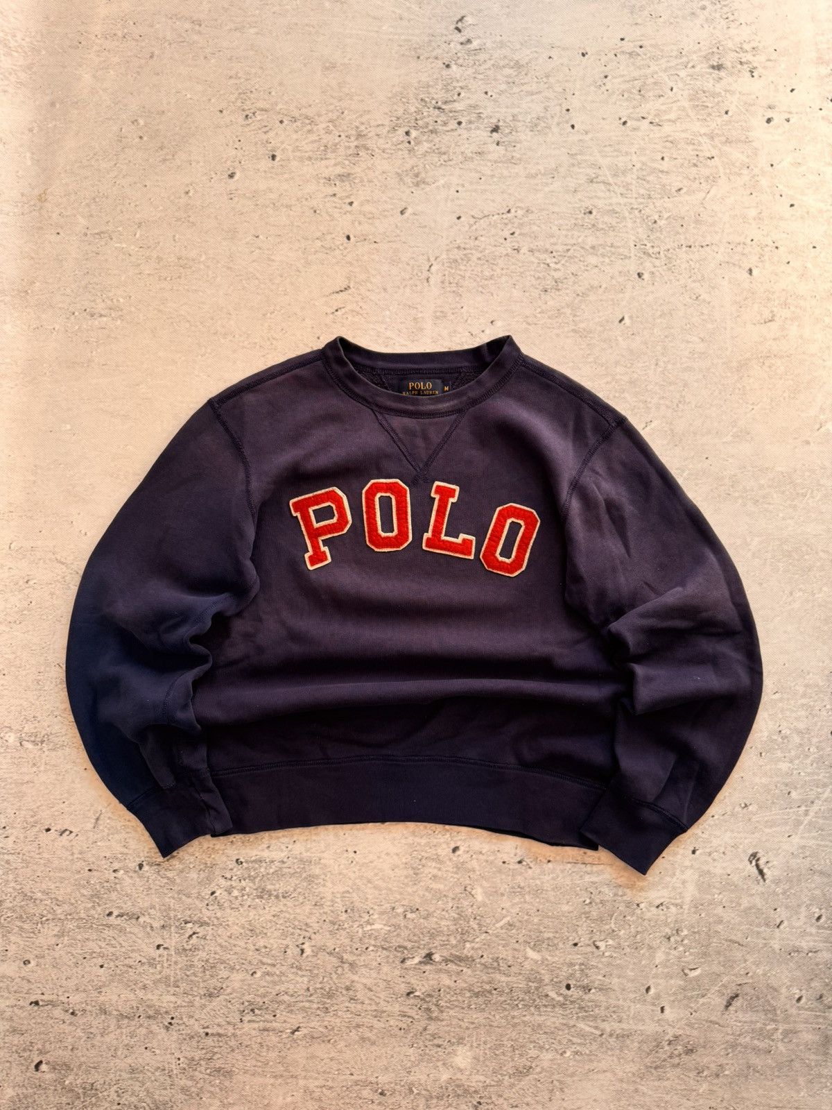 Polo Ralph Lauren × Ralph Lauren × Vintage POLO RALPH LAUREN VINTAGE CENTER LOGO OVERSIZE SWEATSHIRT Size US M / EU 48-50 / 2 - 1 Thumbnail