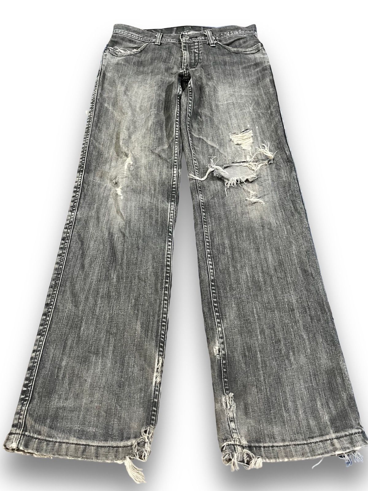 Levi's Vintage Levi’s 592 Distressed Denim Size US 31 - 1 Thumbnail
