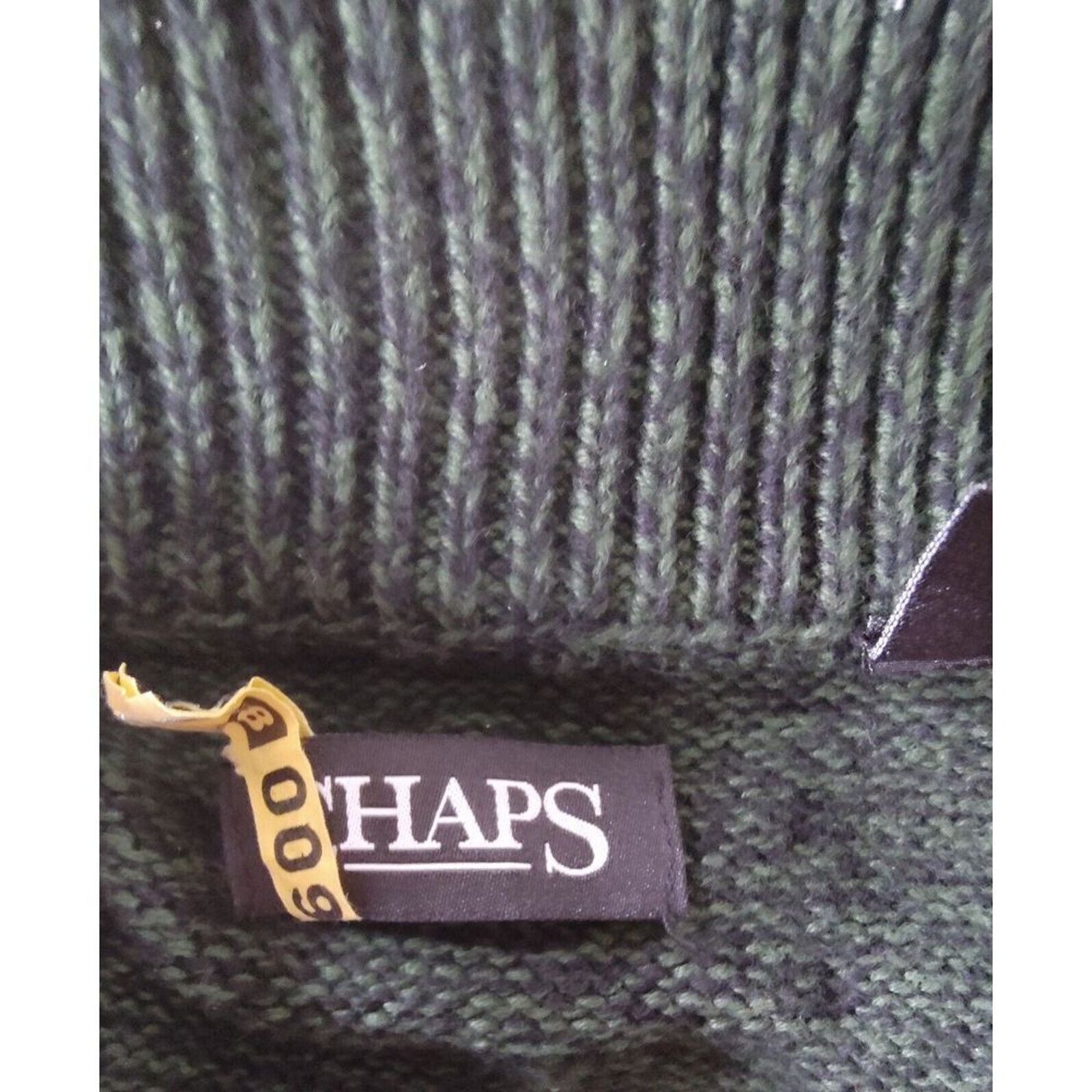 Chaps Chaps Striped Mock Neck 3 Button Sweater Colorblock Mens XL Size US XL / EU 56 / 4 - 8 Thumbnail