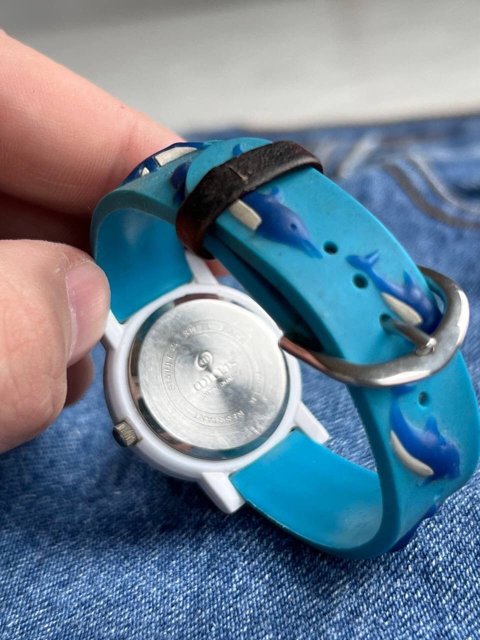 Japanese Brand × Vintage Vintage Delphine 🐬 Japanese style futuristic Bracelet Watch Size ONE SIZE - 6 Thumbnail