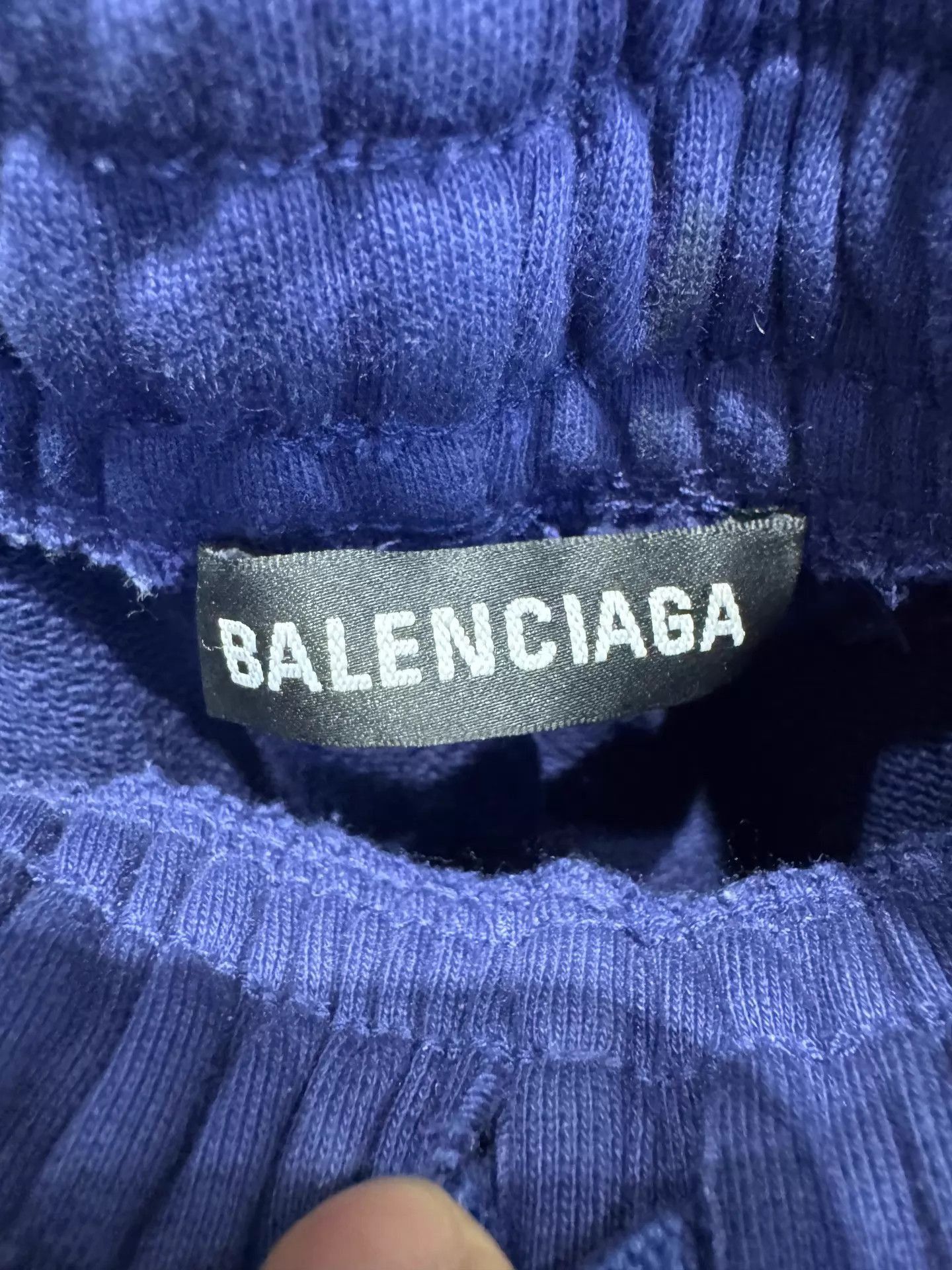 Balenciaga Blue Casual Shorts with Drawstring - Size 32 Size US 32 / EU 48 - 3 Thumbnail