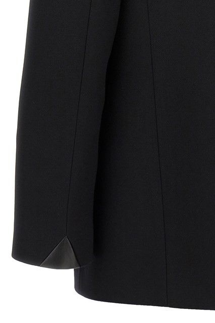 Pinko o1s22i1n0824 Double Breasted Blazer in Black Size M / US 6-8 / IT 42-44 - 4 Thumbnail