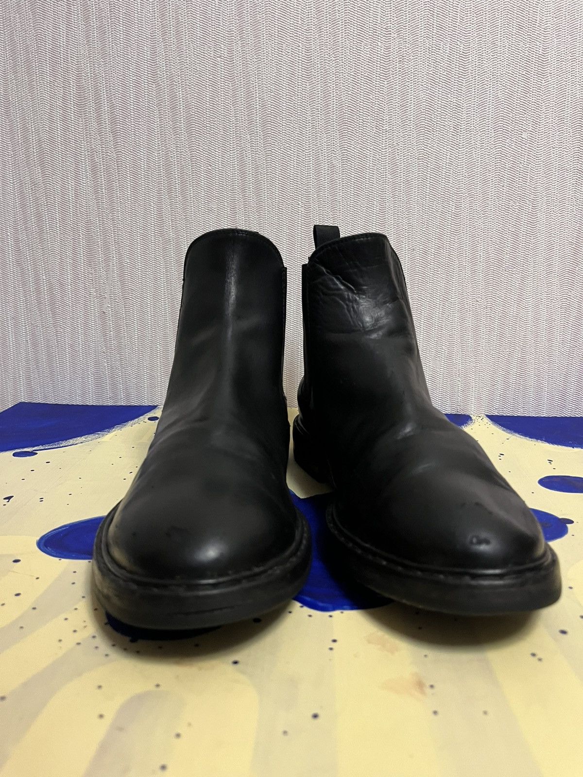 Other vintage black leather chelsea AGL artisan guidi boots Size US 8 / EU 41 - 2 Thumbnail