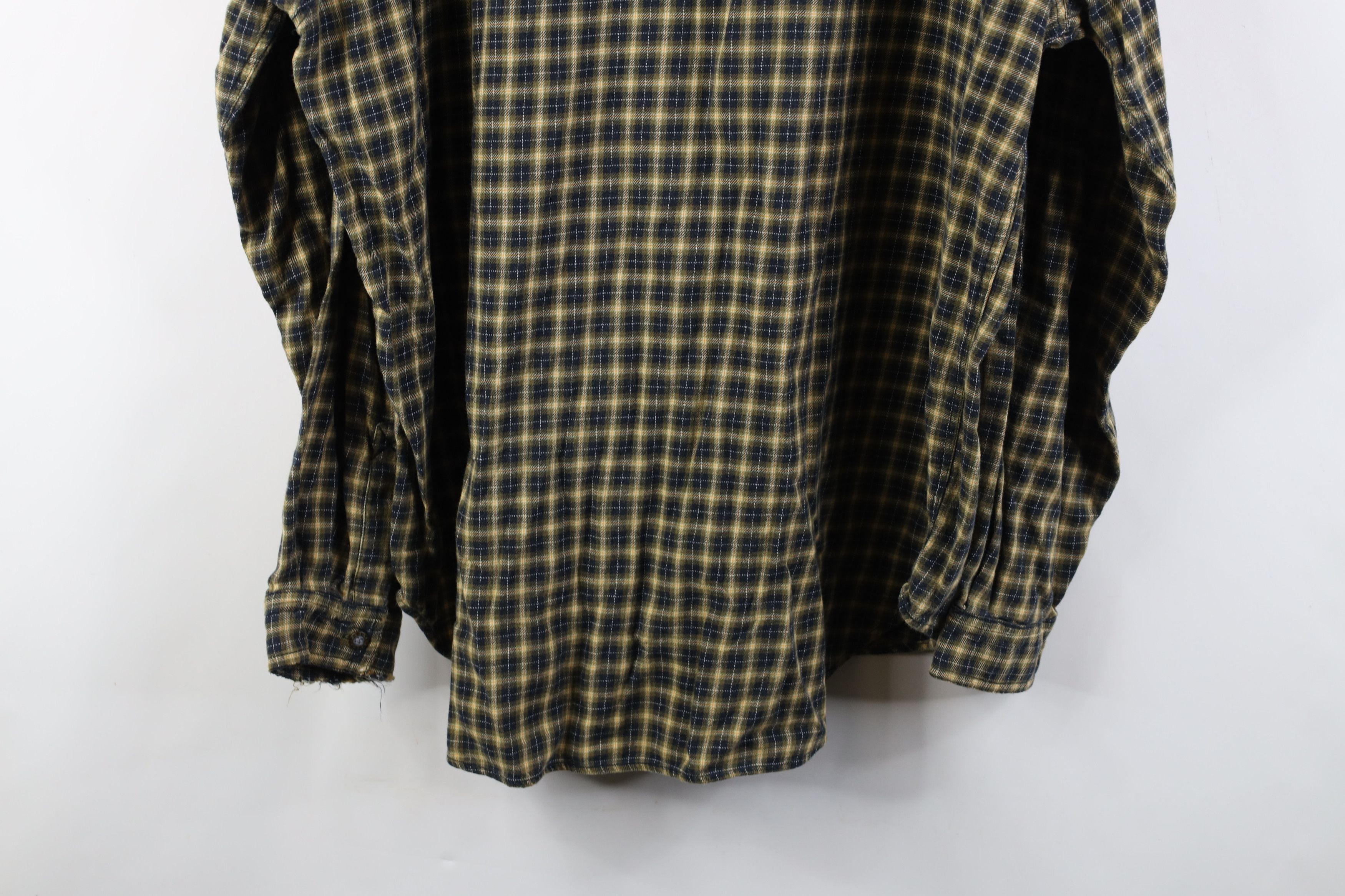 Levi's Vintage 90s Levis Baggy Flannel Collared Button Shirt Plaid Size US XL / EU 56 / 4 - 13 Thumbnail