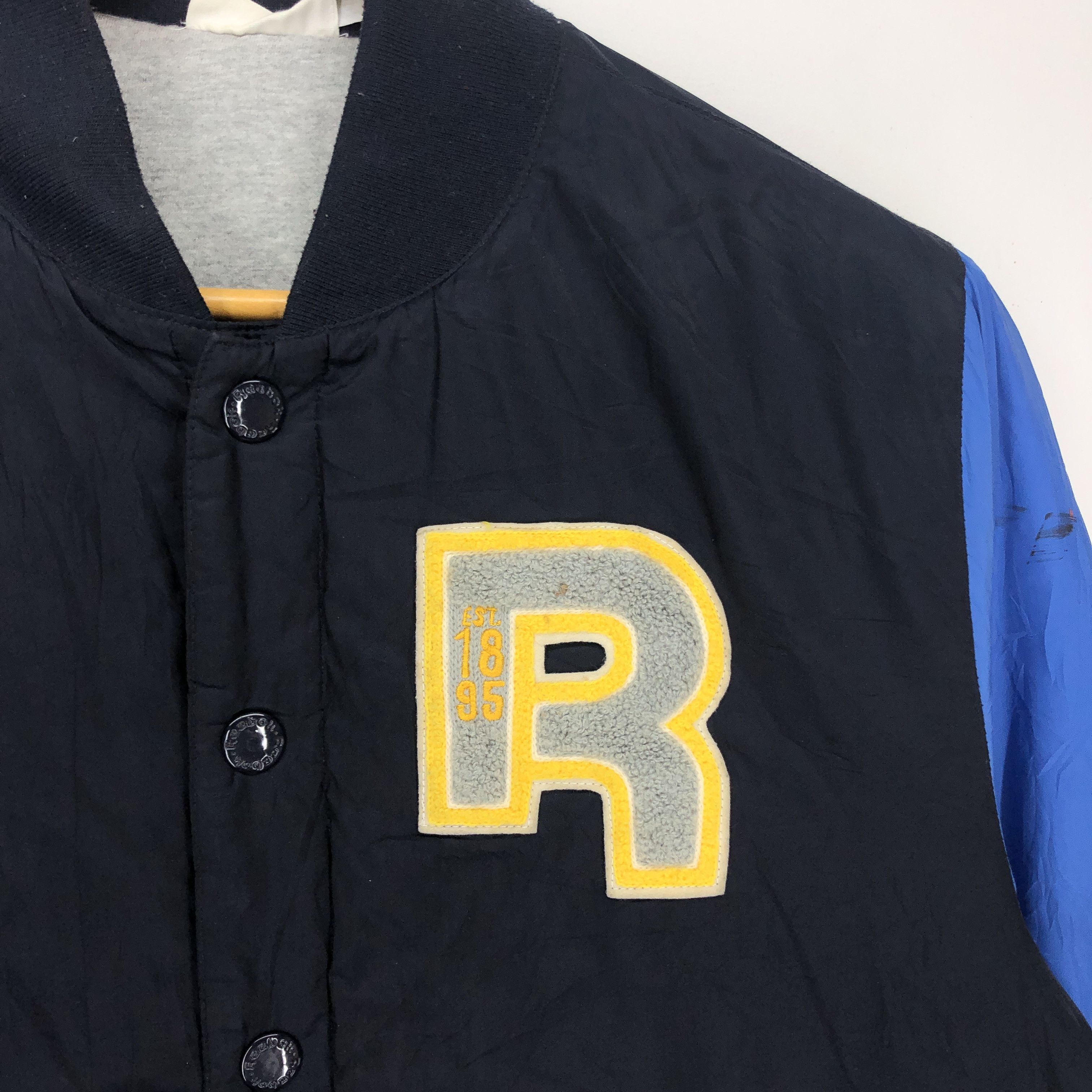 Reebok REEBOK CLASSIC Button Down Varsity Jacket #1188-42 Size US M / EU 48-50 / 2 - 2 Thumbnail