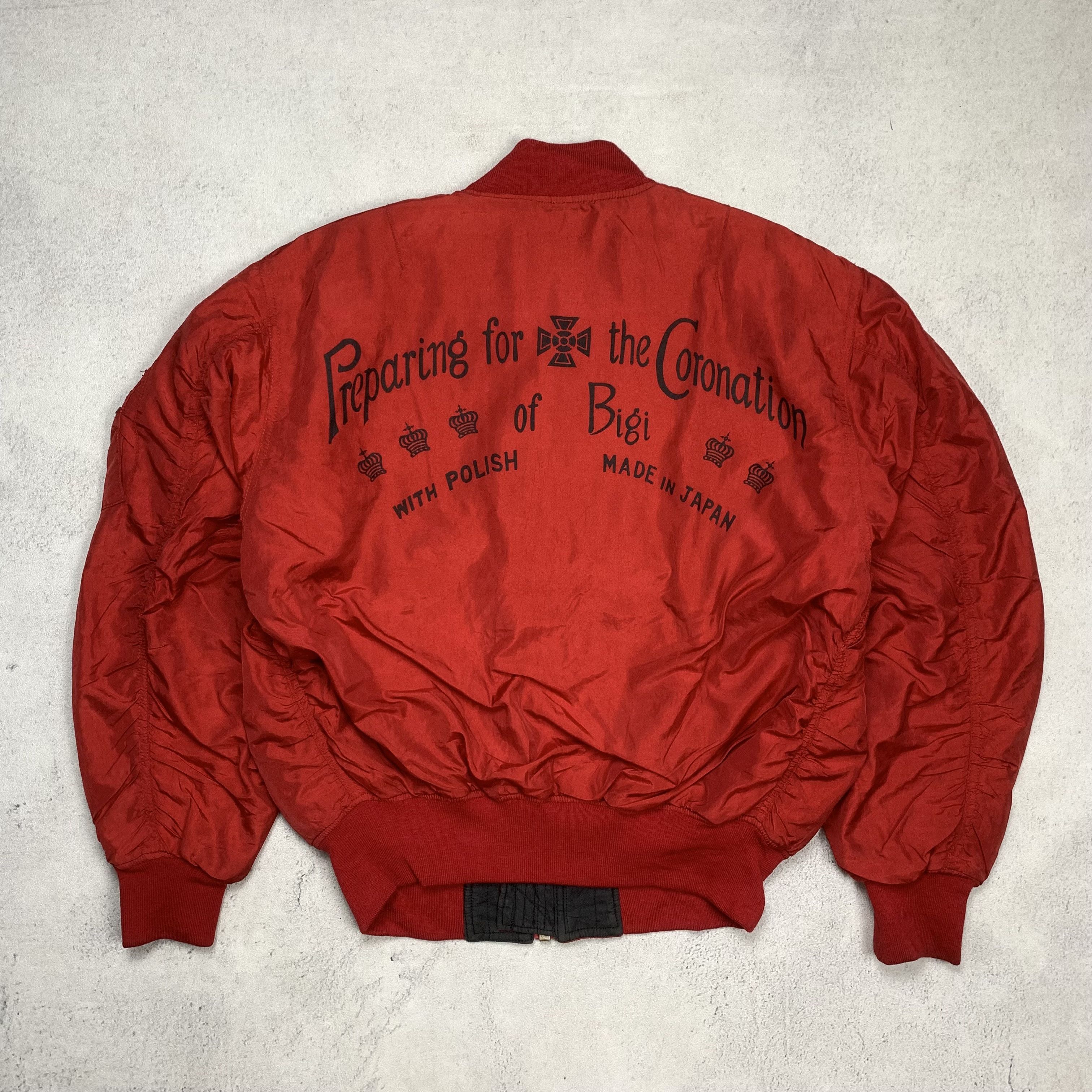 Japanese Brand Vintage Bigi Japan Reversible Bomber Jacket Size US M / EU 48-50 / 2 - 1 Thumbnail