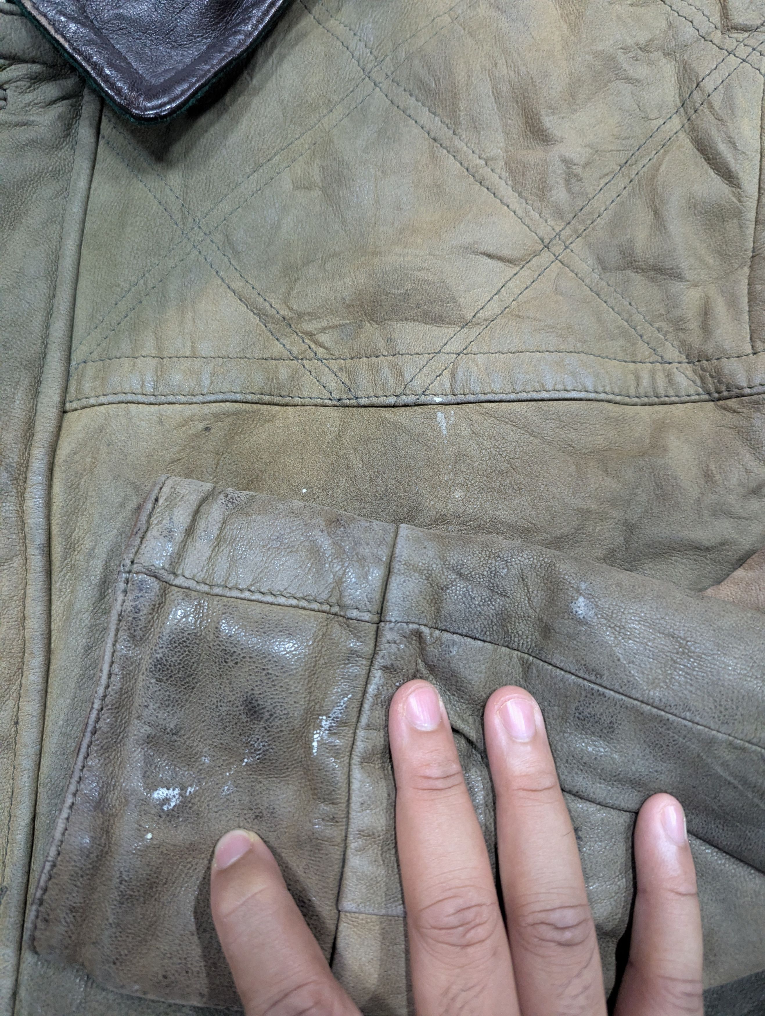 Burberry Prorsum Vintage Thrashed Burberry Prorsum Leather Field Jacket Size US M / EU 48-50 / 2 - 17 Thumbnail