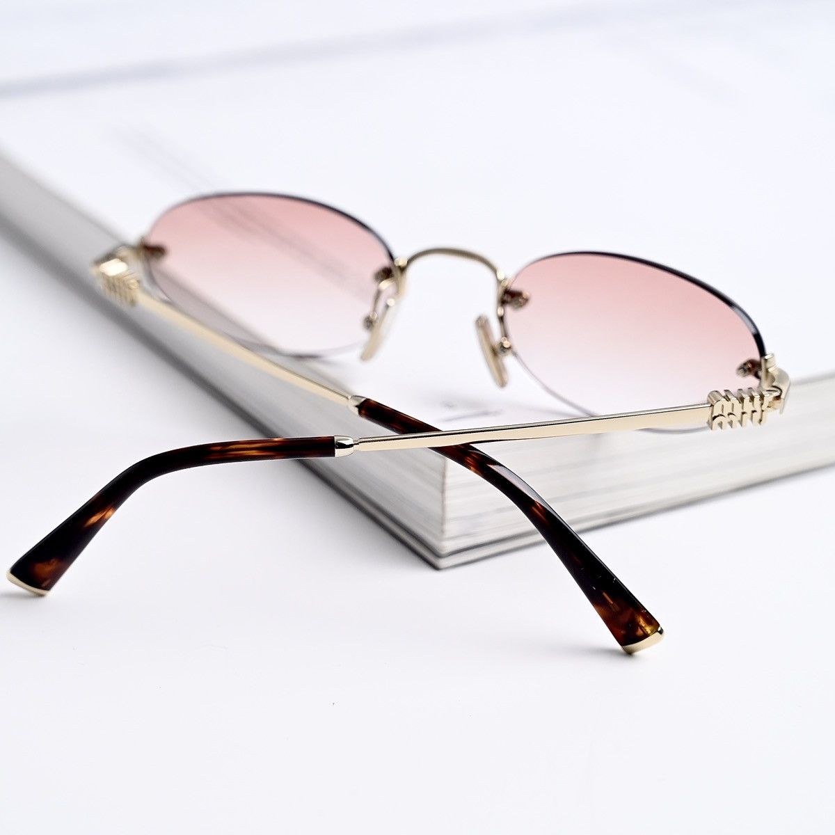 Miu Miu MIU MIU 0MU A54S ZVN70O SUNGLASSES Size ONE SIZE - 8 Thumbnail
