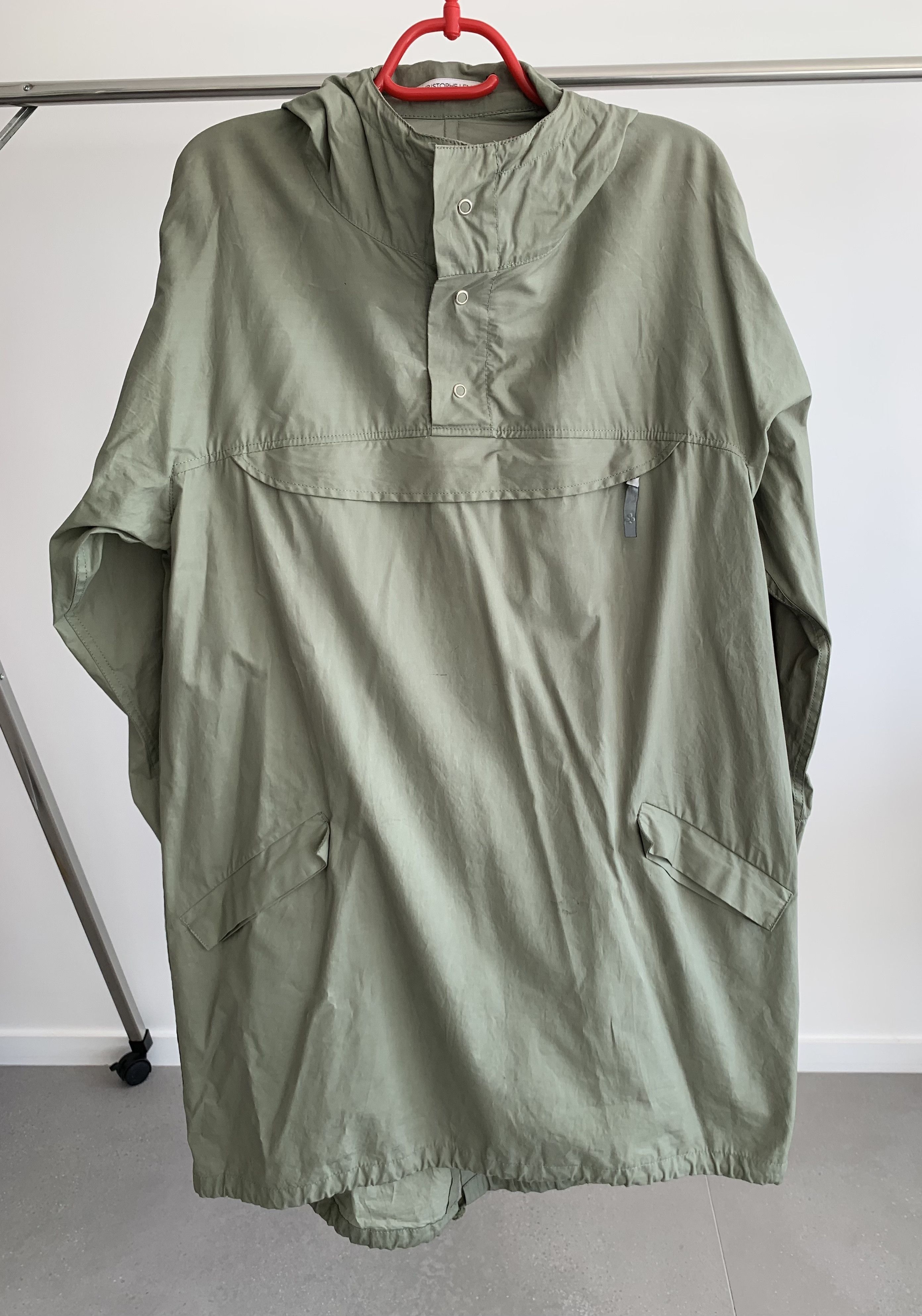 image of Manteau Imperméable Coupe Vent Parka Christophe Lemaire in Light Green, Men's (Size Medium)