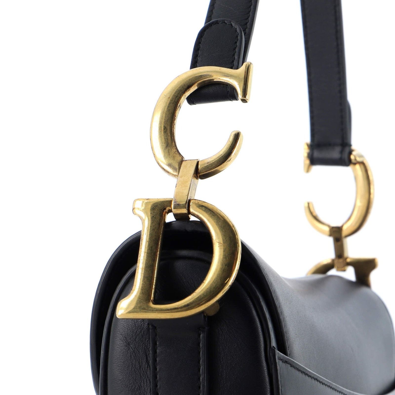 Dior Saddle Handbag Leather Medium Size ONE SIZE - 7 Thumbnail