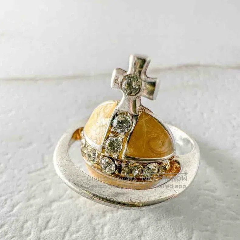 Vivienne Westwood Vivienne Westwood size M Silver Sphere Ring Size ONE SIZE - 6 Thumbnail