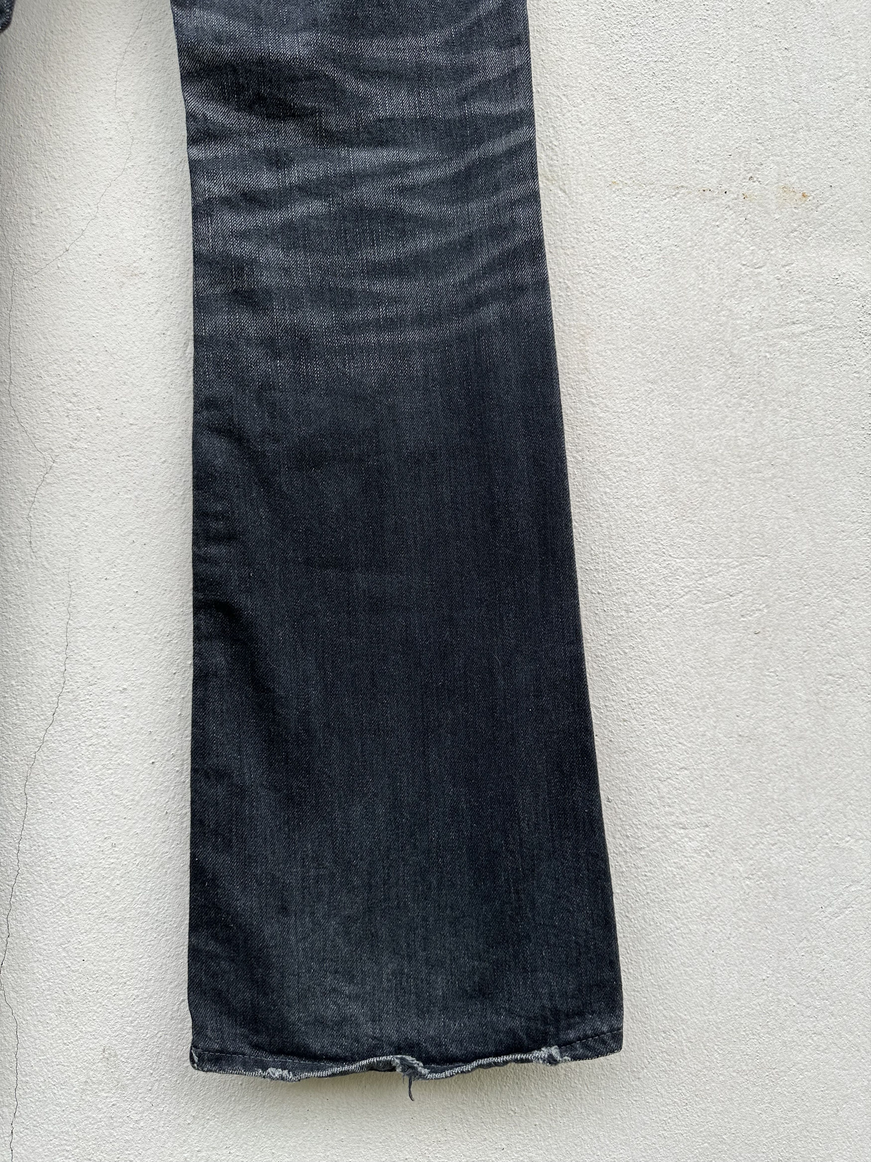 Murder License Japanese Brand Murder License Flare Rips Denim Jeans Size US 33 - 19 Thumbnail