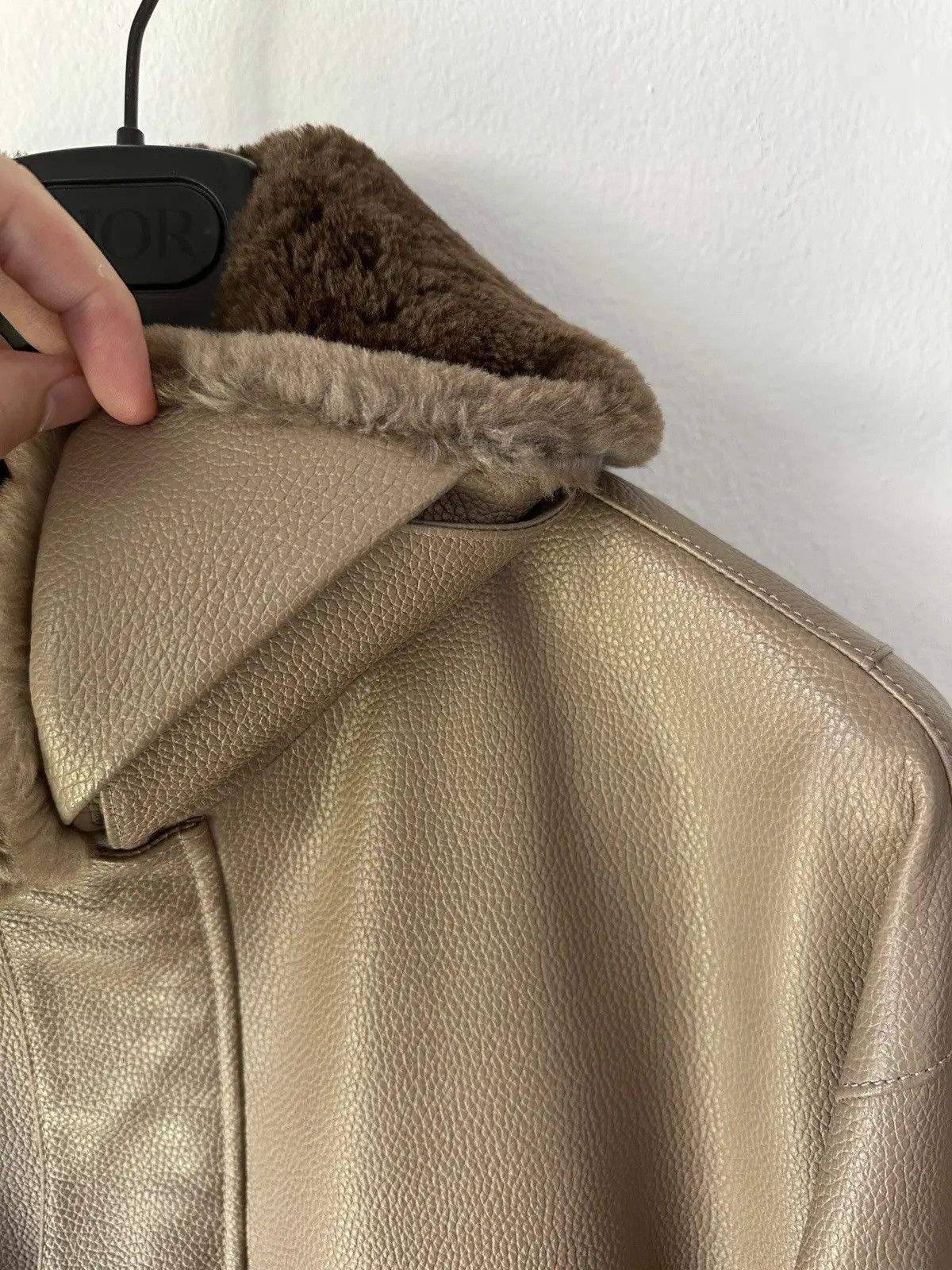 Dior Dior Bomber Leather Jacket Beaver Fur Collar Size US L / EU 52-54 / 3 - 6 Thumbnail