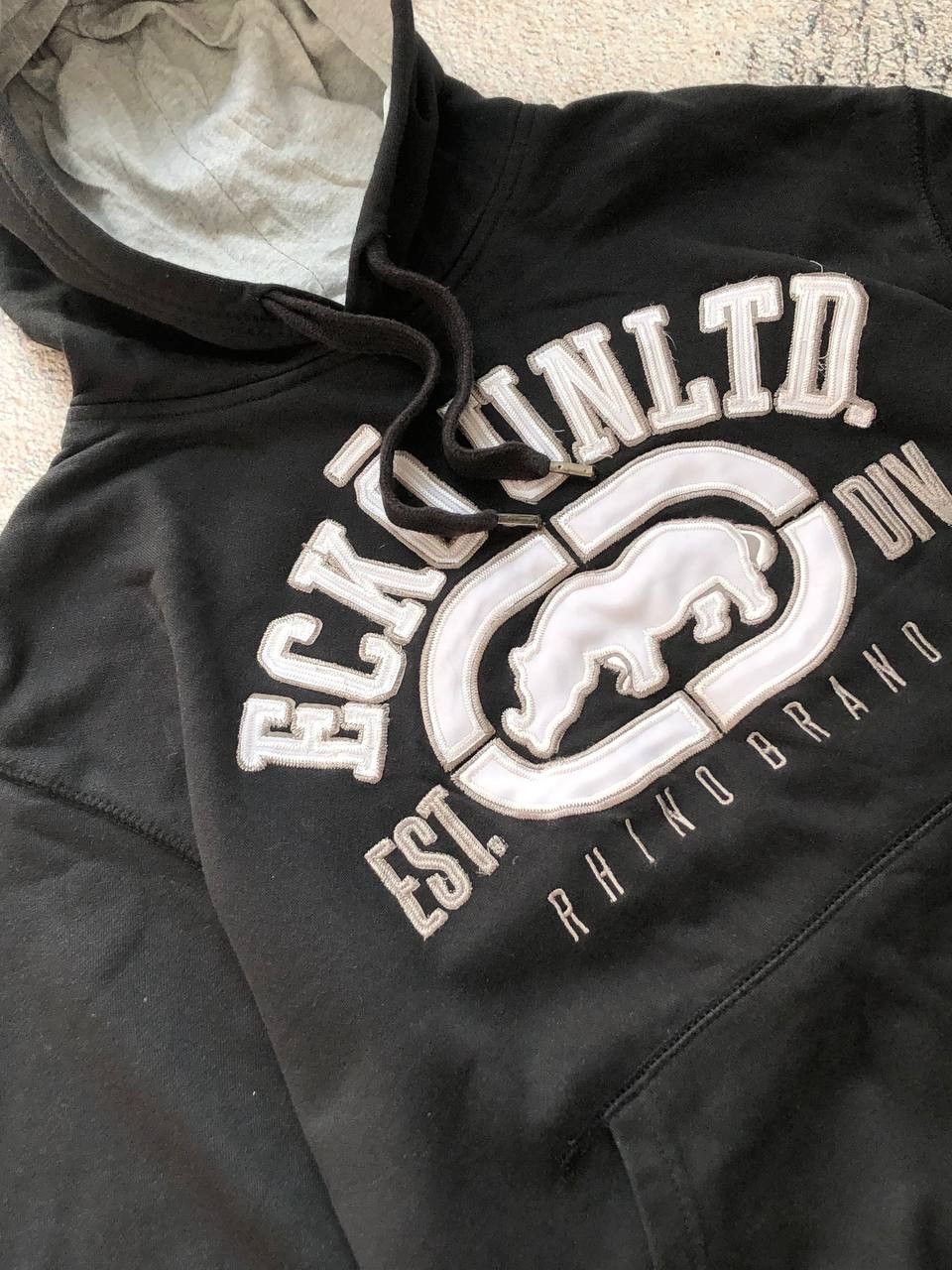 Ecko Unltd. × Vintage Ecko Unltd Vintage Rap Baby Blue Rare Cw Hoodie Streetwear Size US L / EU 52-54 / 3 - 3 Thumbnail