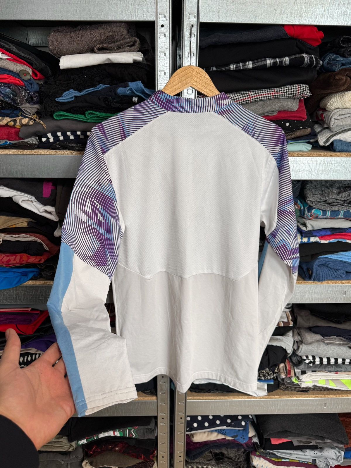 Puma Puma Dry Cell Manchester City 1/4 Zip Long Sleeve Shirt Sz S Size US S / EU 44-46 / 1 - 3 Thumbnail