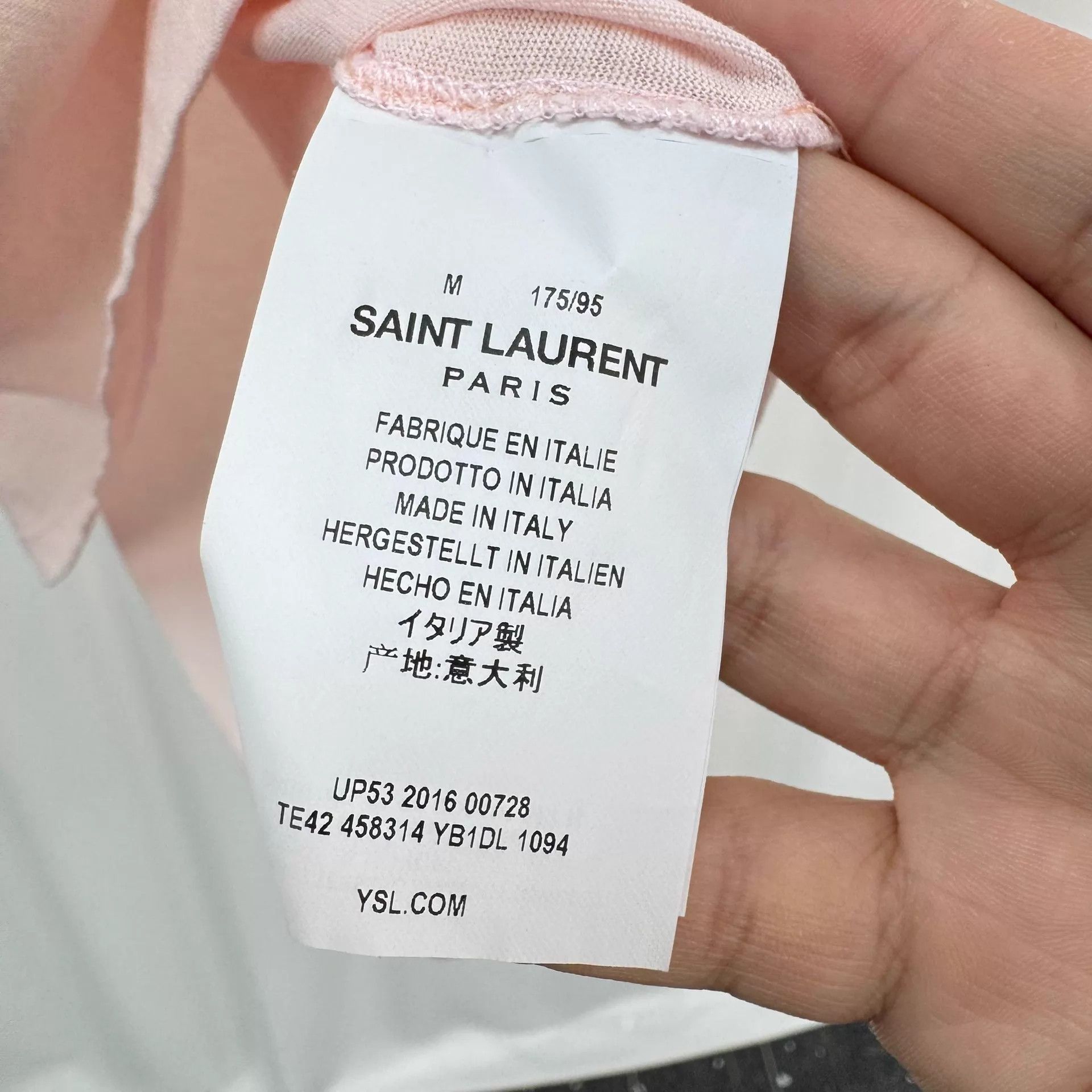Saint Laurent Paris YSL Rainbow Shark Tee M 98 New Size US M / EU 48-50 / 2 - 7 Thumbnail