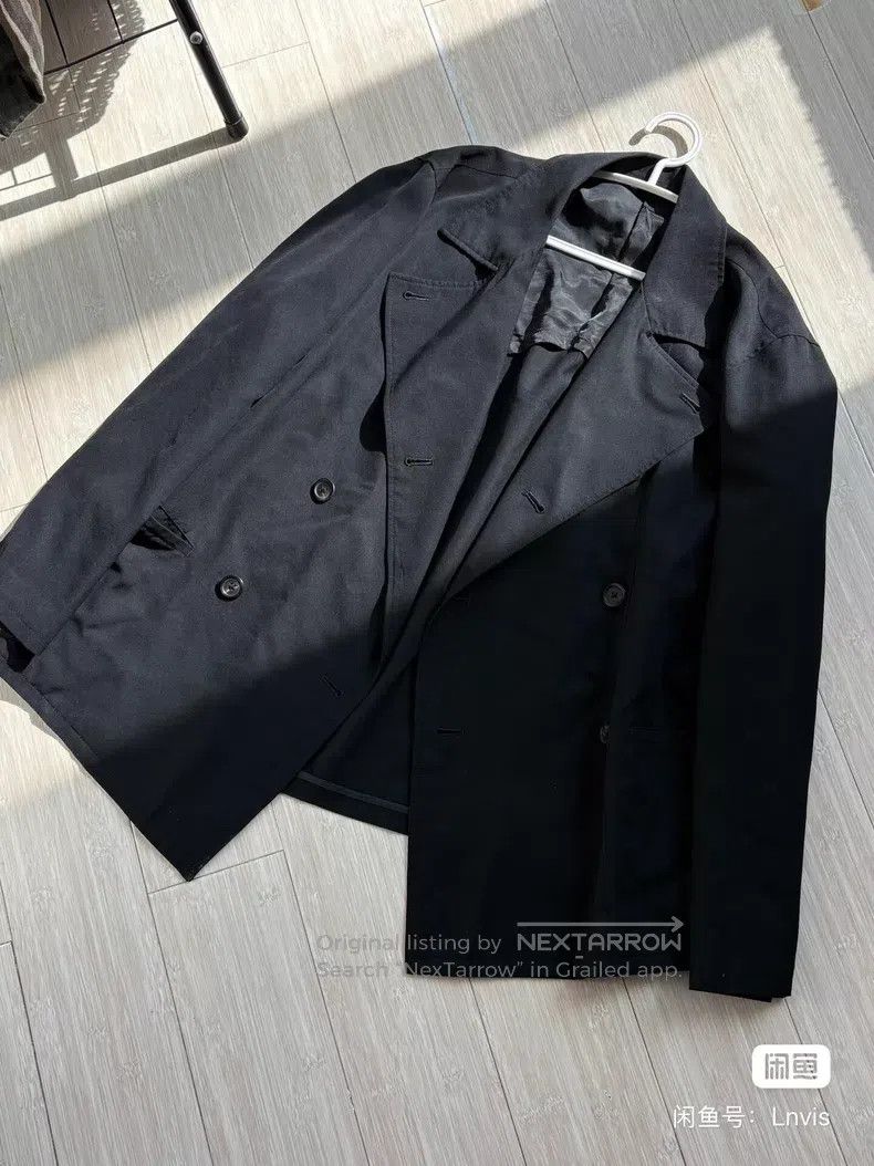 Yohji Yamamoto Yohji Yamamoto size os Double-breasted wool jacket Size US M / EU 48-50 / 2 - 1 Thumbnail