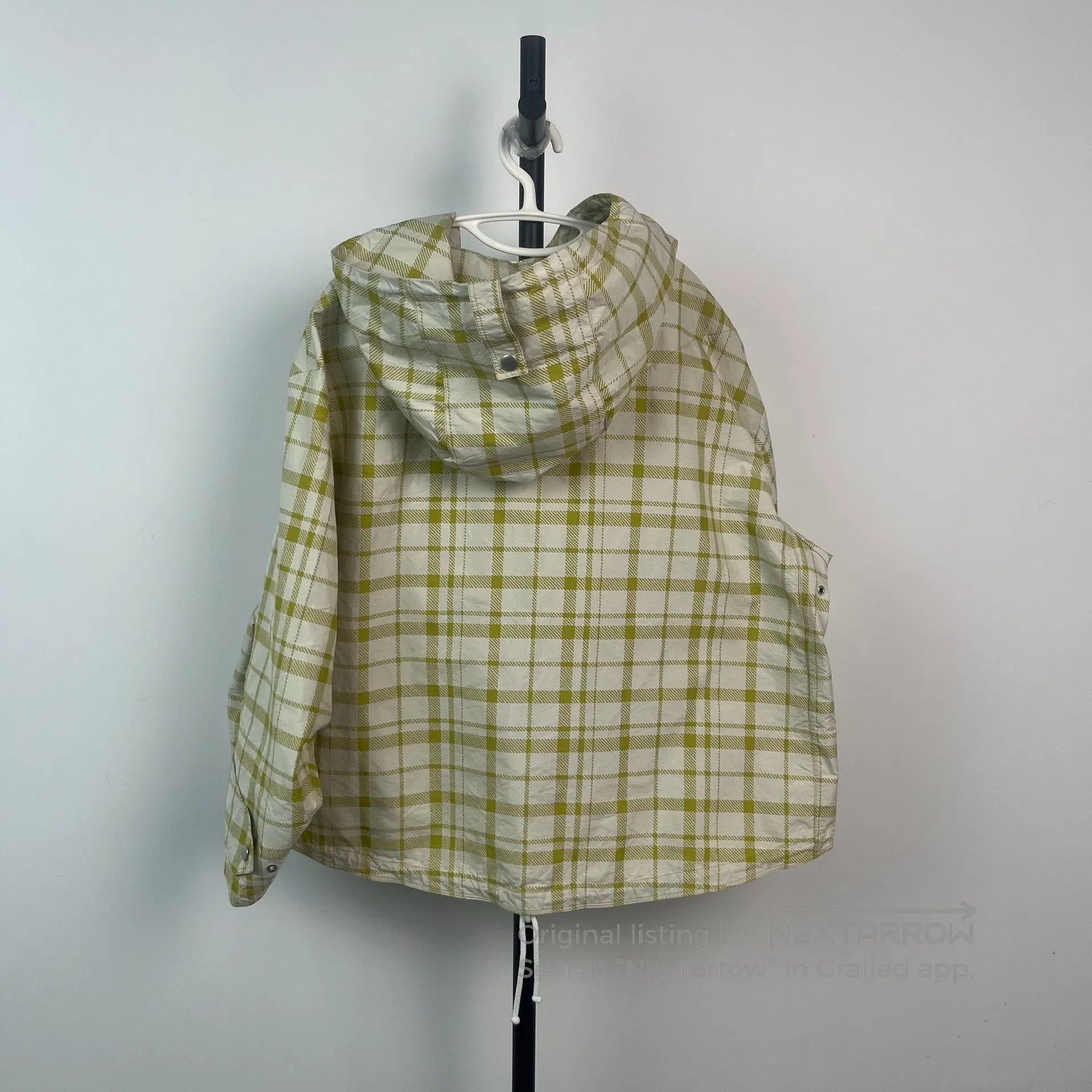 Dior Dior Lemon yellow plaid logo letter hooded windbreaker jac Size US XS / EU 42 / 0 - 2 Thumbnail
