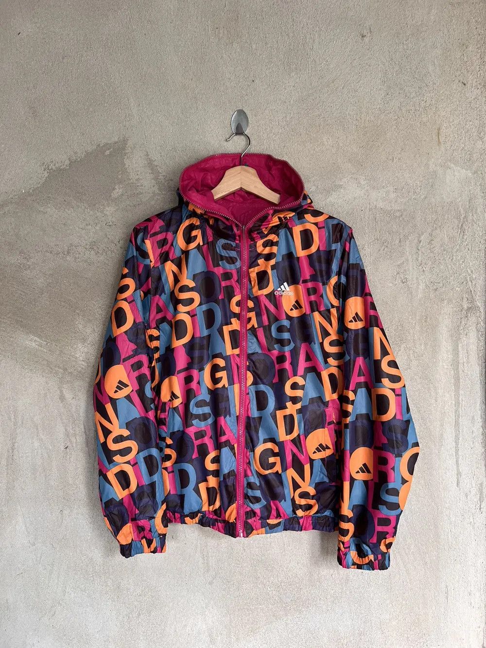 Adidas Adidas Embroidered Hoodies Jacket Size US M / EU 48-50 / 2 - 2 Thumbnail