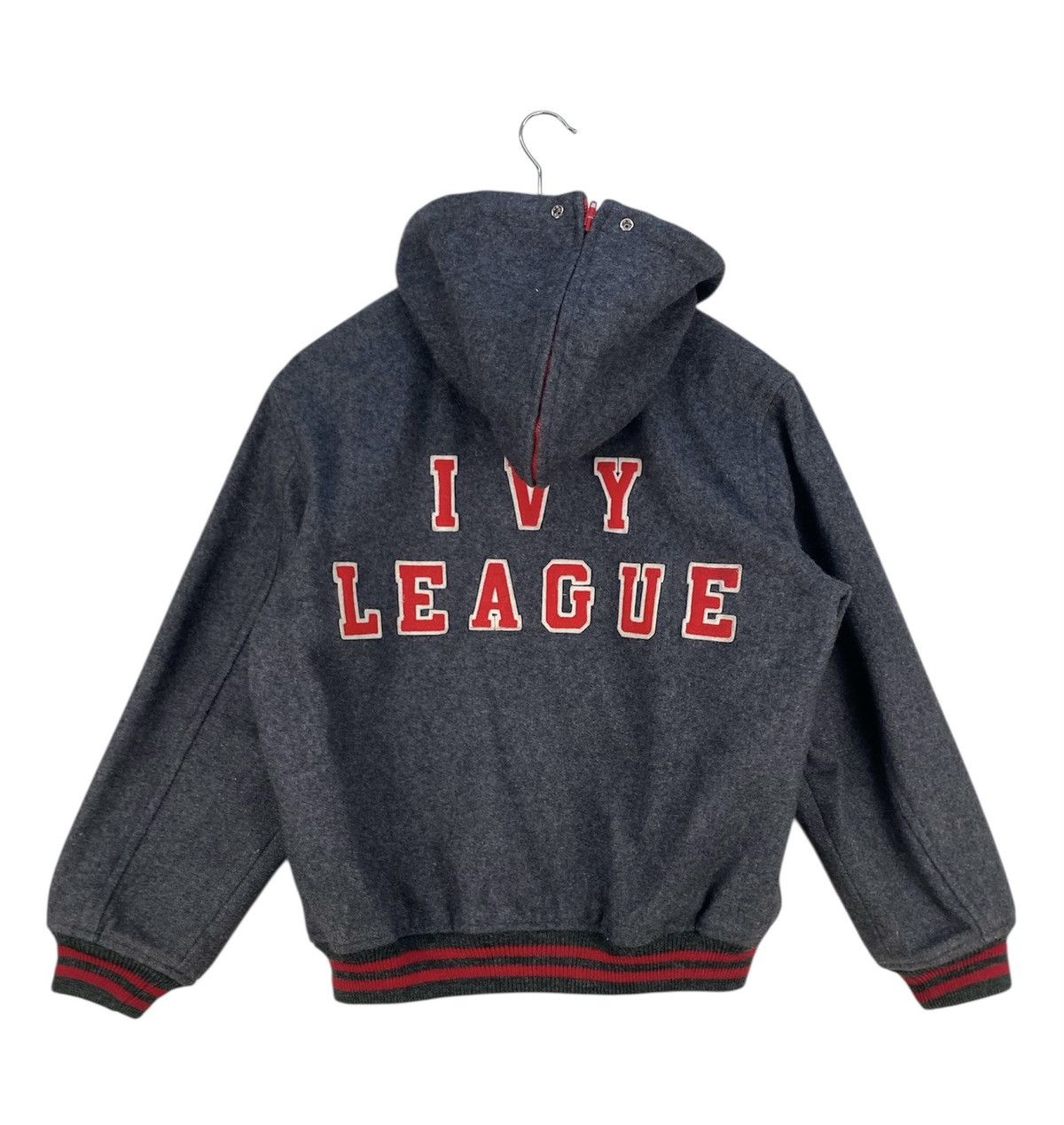 Vintage Vintage Ivy League Hooded Varsity Jacket Size US M / EU 48-50 / 2 - 1 Thumbnail