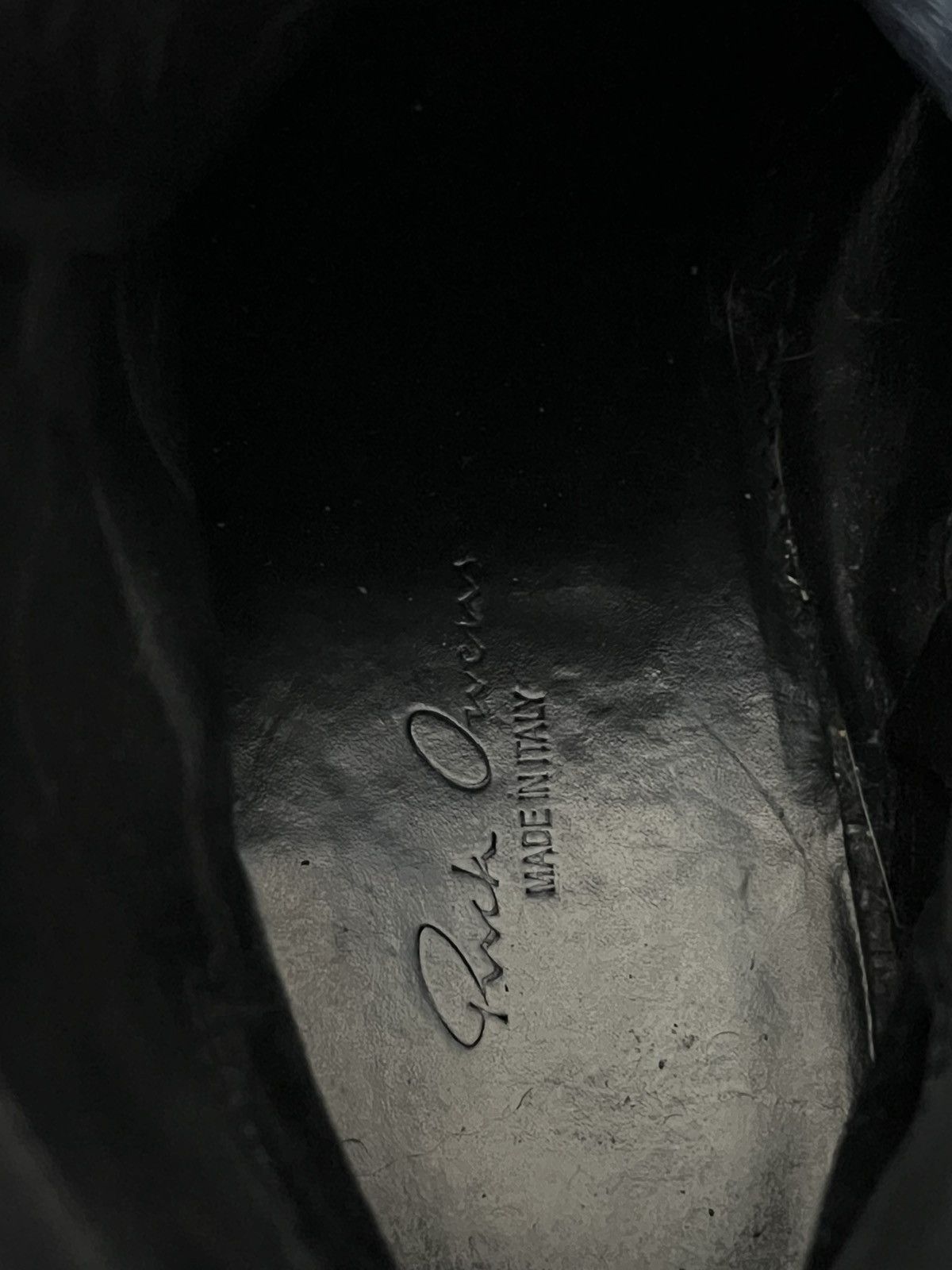 Rick Owens Rick Owens Black Leather Dunks EU45 Size US 12 / EU 45 - 6 Thumbnail