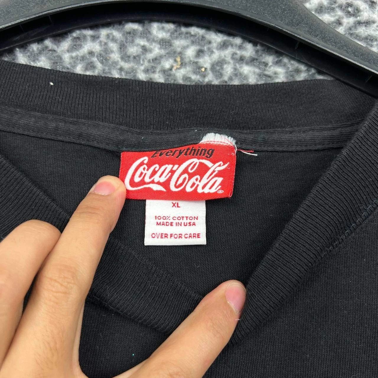 Coca Cola Vintage Coca Cola Shirt Men Short Sleeve Crew Neck Cotton Xl Size US XL / EU 56 / 4 - 6 Thumbnail