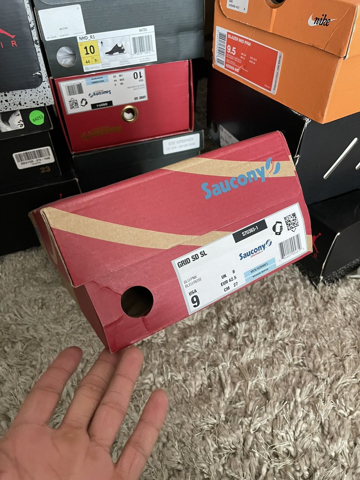 Saucony Saucony Grid SD ‘Summer Nights’ Size US 9 / EU 42 - 8 Thumbnail