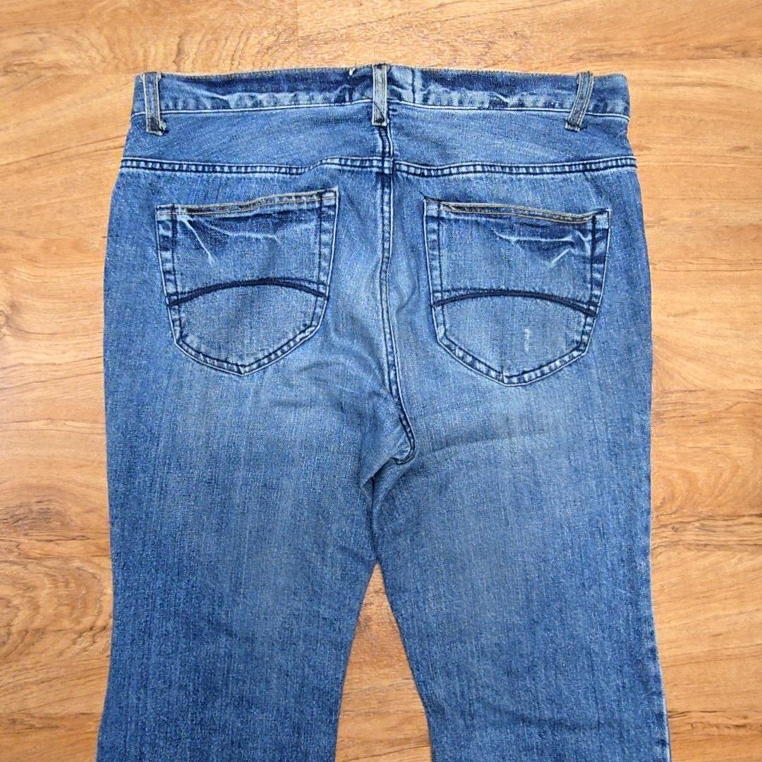Ocean Pacific Vintage OP Ocean Pacific Bootcut Jeans Mens 36x30 2000s Y2K Size US 36 / EU 52 - 8 Thumbnail