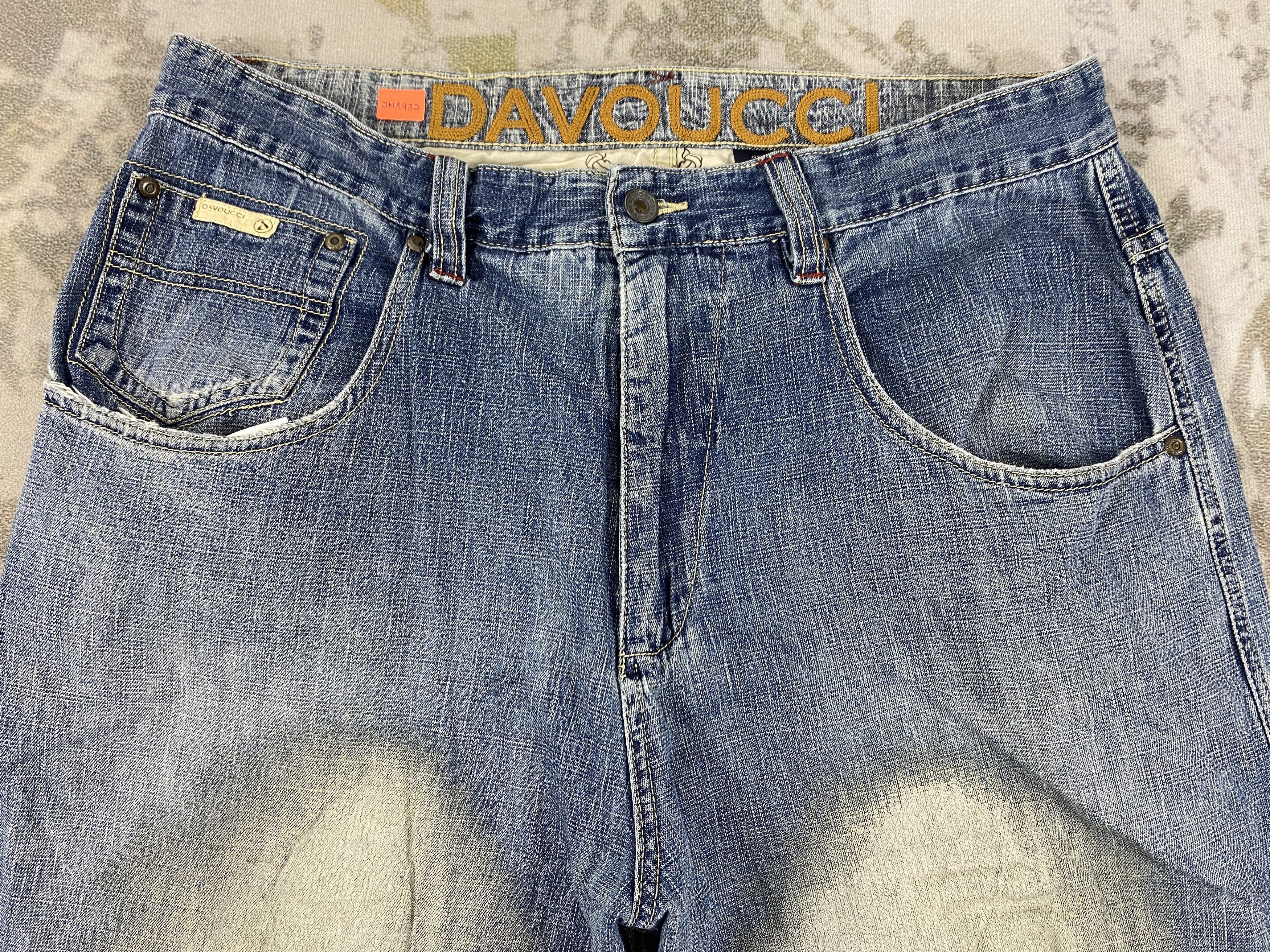 If Six Was Nine Vintage Davoucci Baggy/Balloon Jeans 36x32 Denim- JN3932 Size US 36 / EU 52 - 3 Thumbnail