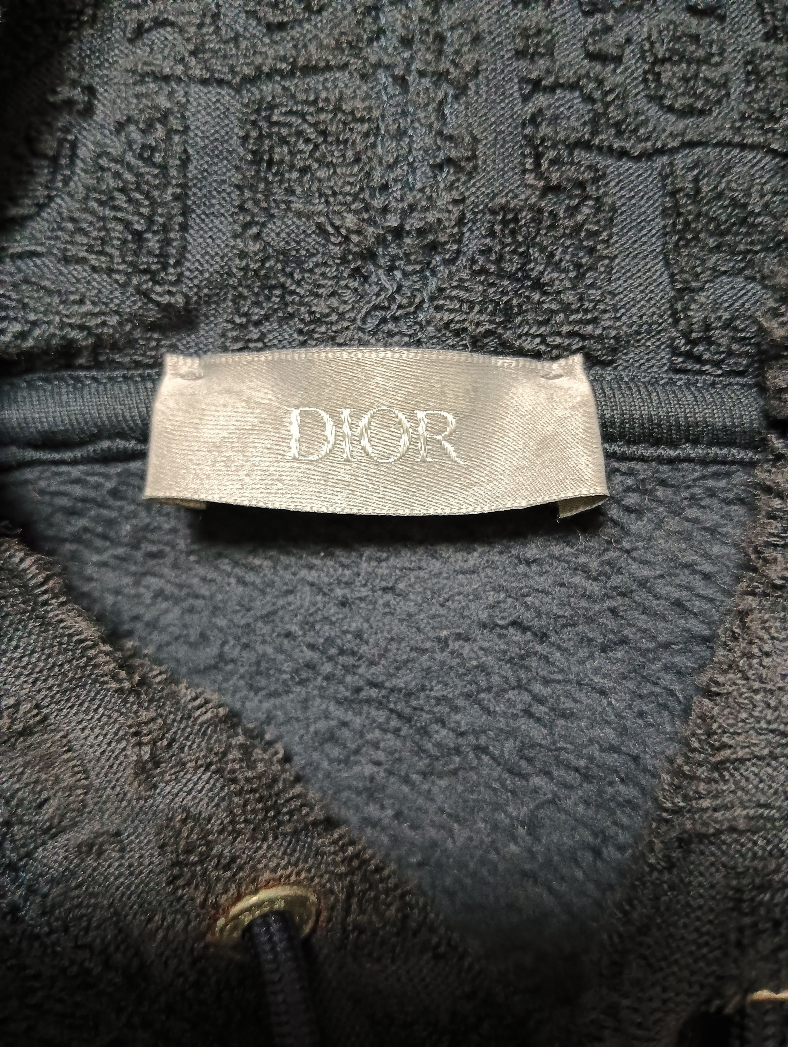 Dior Oblique Towel Hoodie Size US L / EU 52-54 / 3 - 4 Thumbnail
