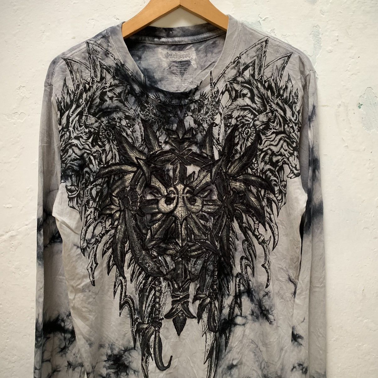 BUCKAROO 💸Buckaroo Gothic Tribal Longsleeve💸 IfSixWasNine Style LGB Size US XL / EU 56 / 4 - 16 Thumbnail