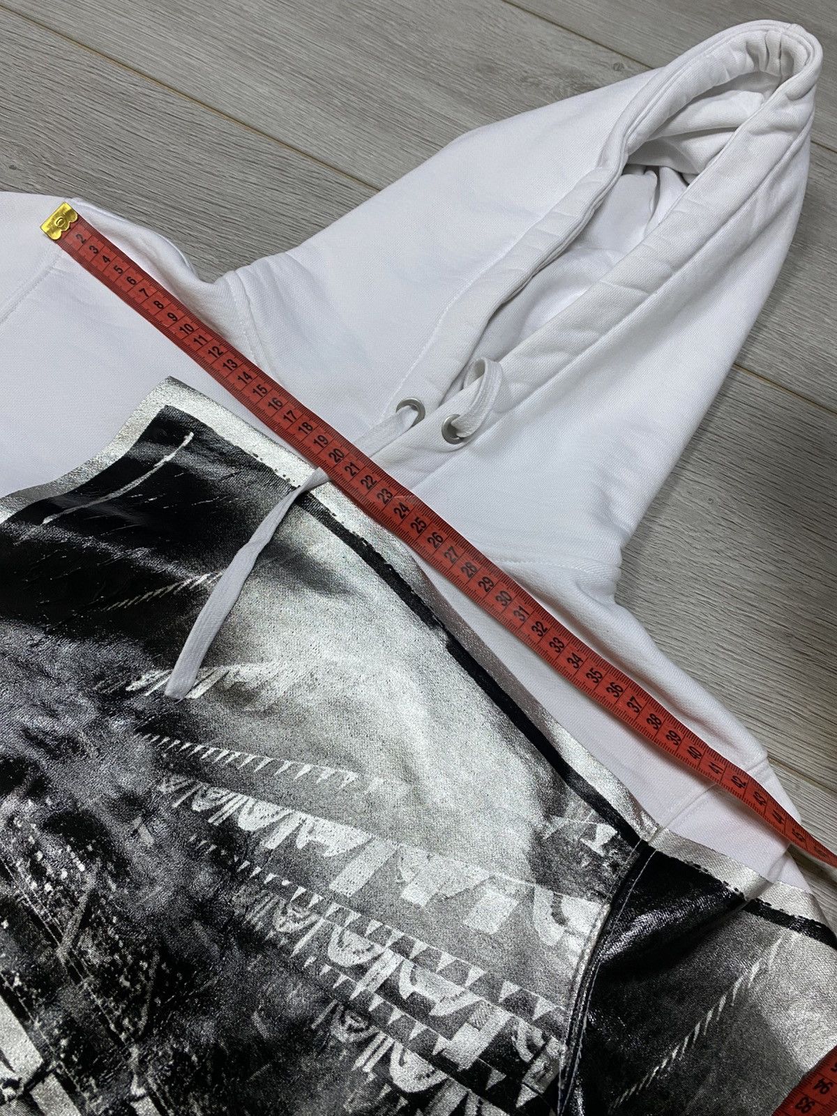 Calvin Klein Calvin Klein Andy Warhol matador big logo silver hoodie Size US XS / EU 42 / 0 - 11 Thumbnail