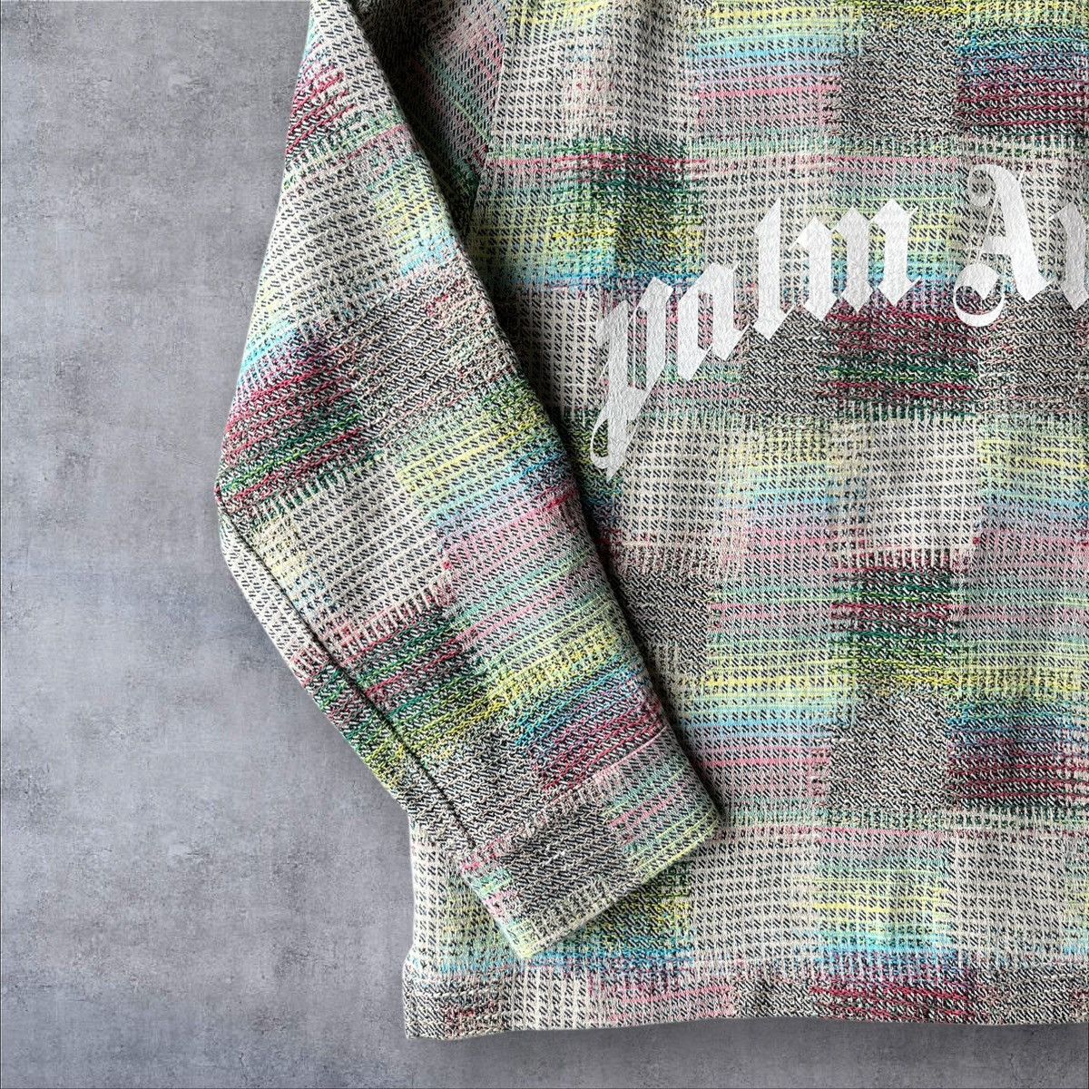 Palm Angels VERY CLEAN PALM ANGELS MULTICOLOR PLAID PEACOAT SIZE 50 Size US L / EU 52-54 / 3 - 11 Thumbnail