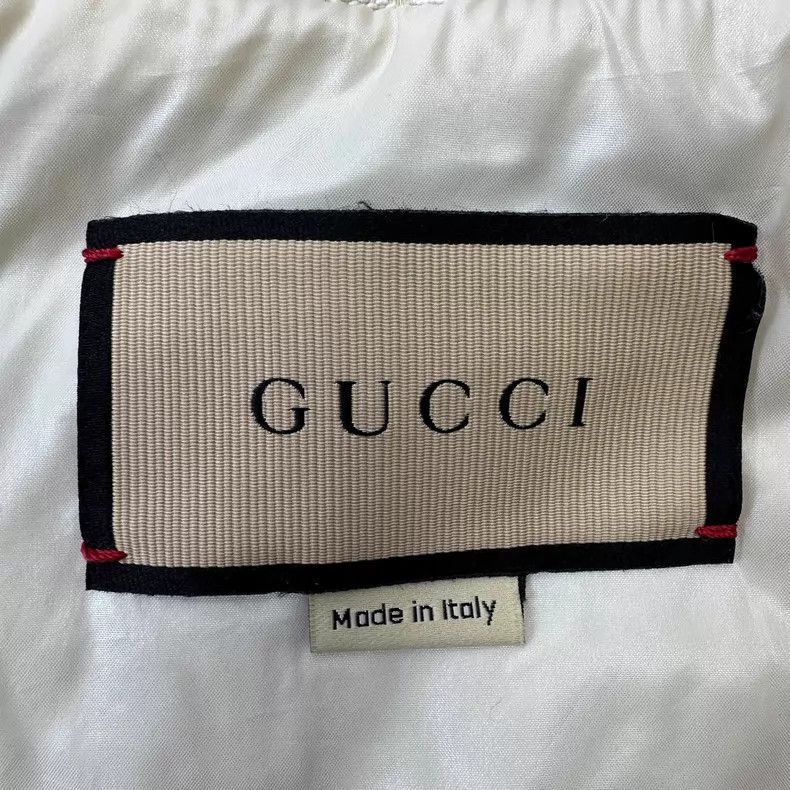 Gucci Gucci White double G full-print logo zipper cotton jacket Size XS / US 0-2 / IT 36-38 - 4 Thumbnail