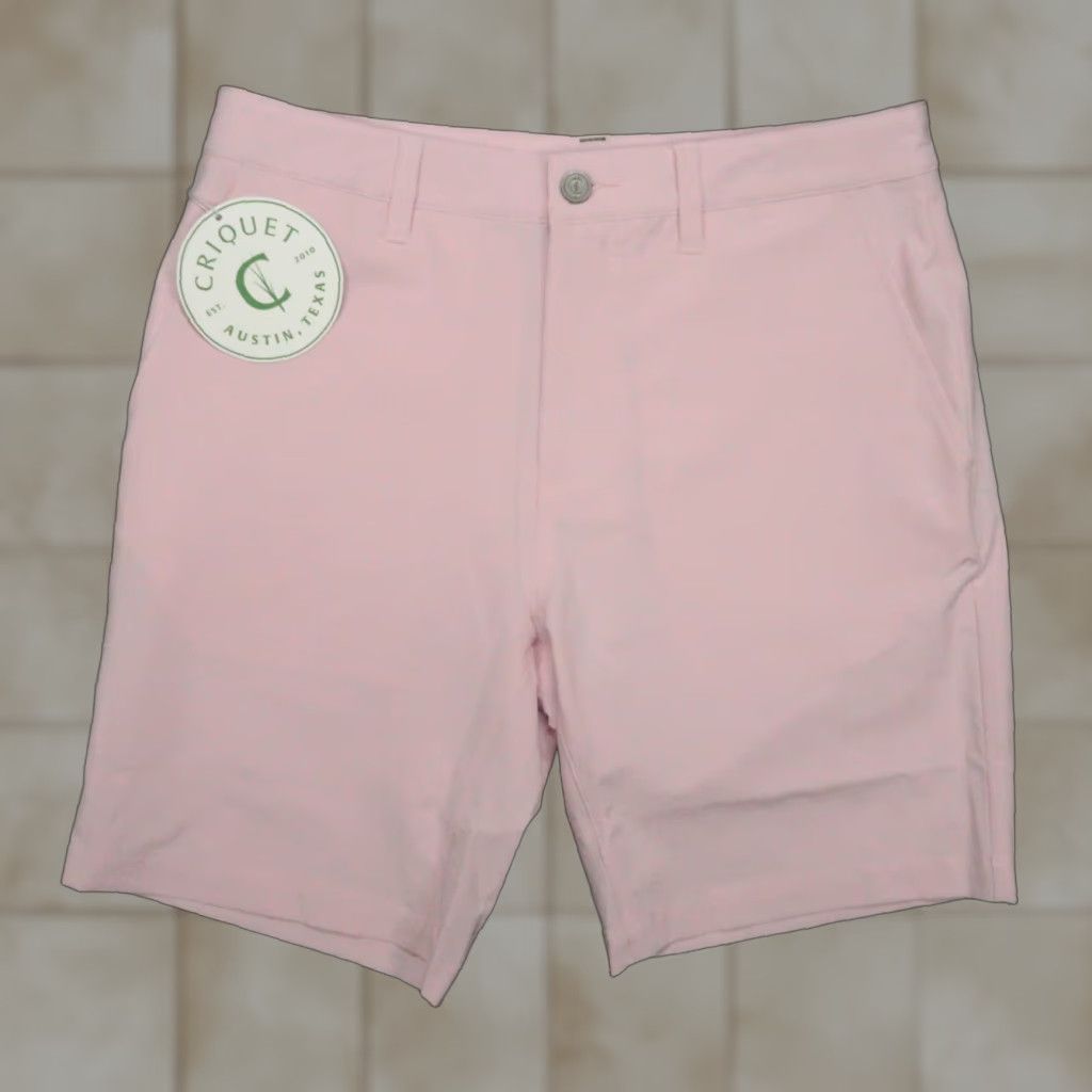 Vintage Criquet Shorts Mens 30 Pink NWT Moisture Wicking Performance Chino Anytime Size US 30 / EU 46 - 1 Thumbnail