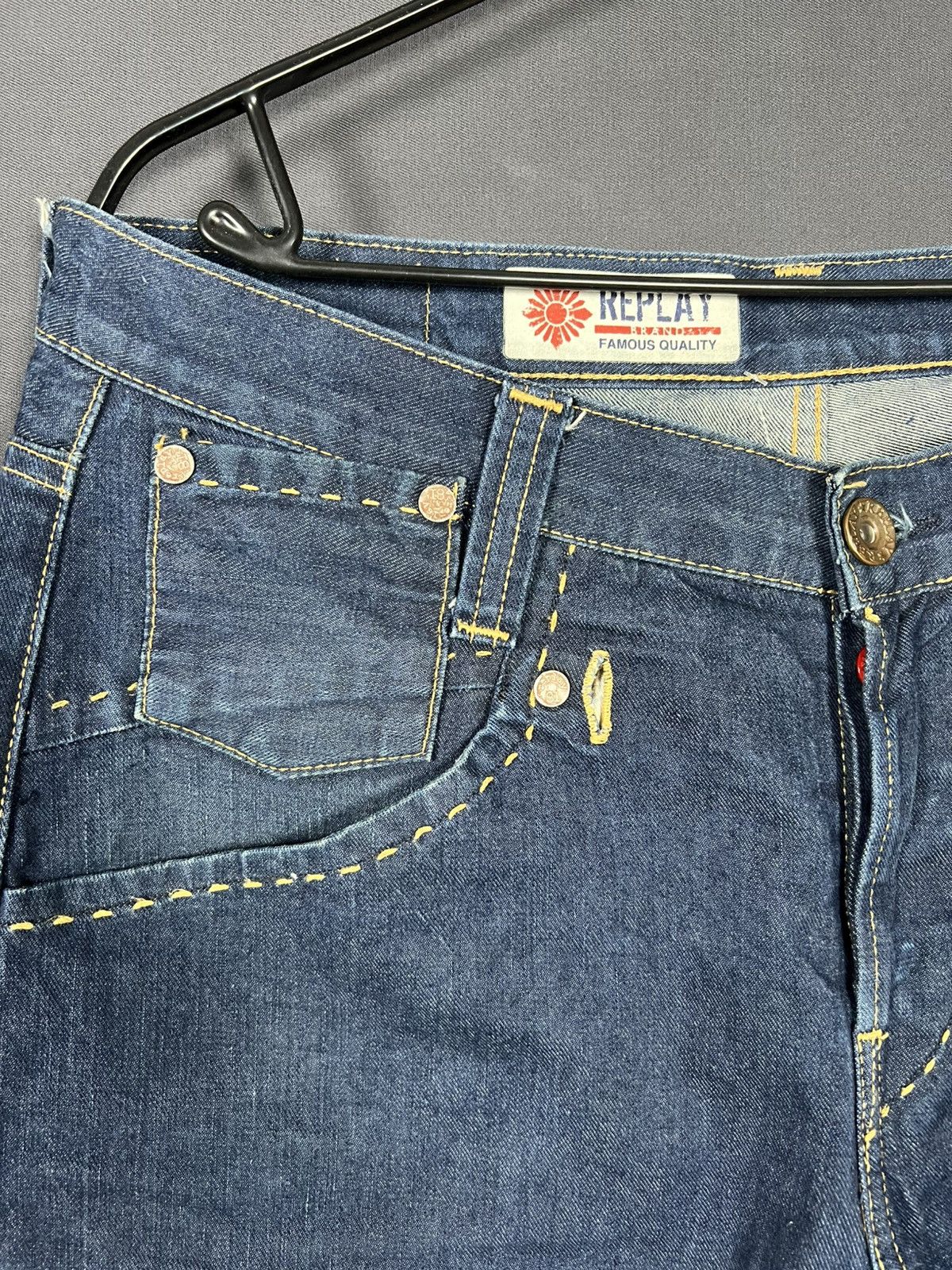 Replay Vintage Replay men’s jeans avant garde Size US 33 - 5 Thumbnail