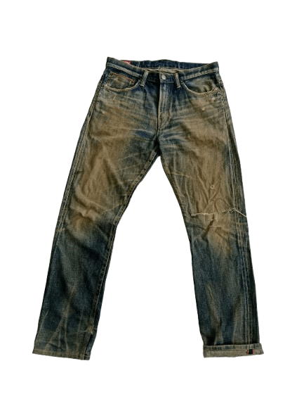 Edwin Edwin Selvedge Distressed Jeans Made in Japan Size US 32 / EU 48 - 1 Thumbnail